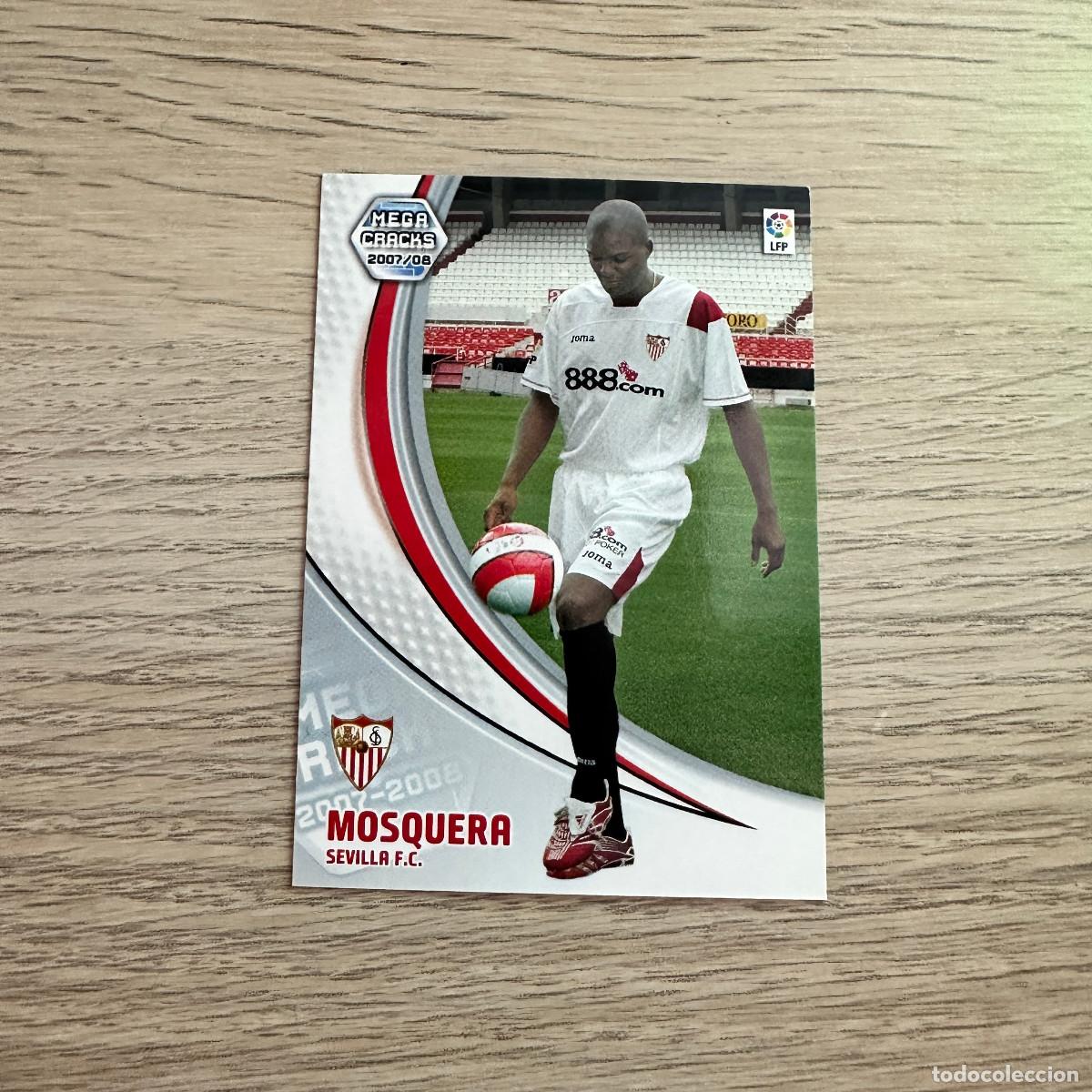 Figurine di Calcio: MOSQUERA n&ordm; 275 BIS SEVILLA NUEVA FICHA MEGACRACKS LA LIGA PANINI 2007 2008 07 08