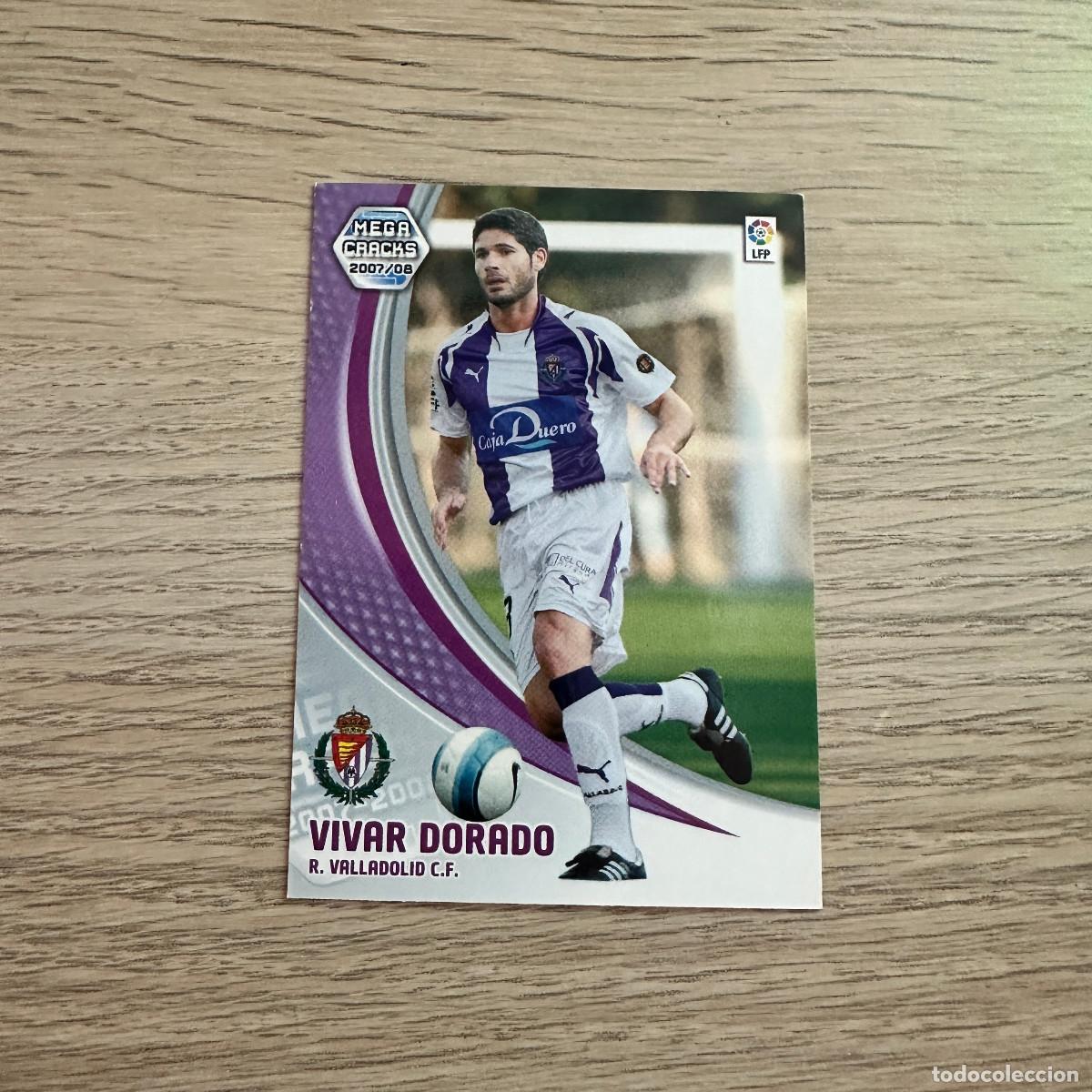 Figurine di Calcio: VIVAR DORADO n&ordm; 317 BIS VALLADOLID NUEVA FICHA MEGACRACKS LA LIGA PANINI 2007 2008 07 08