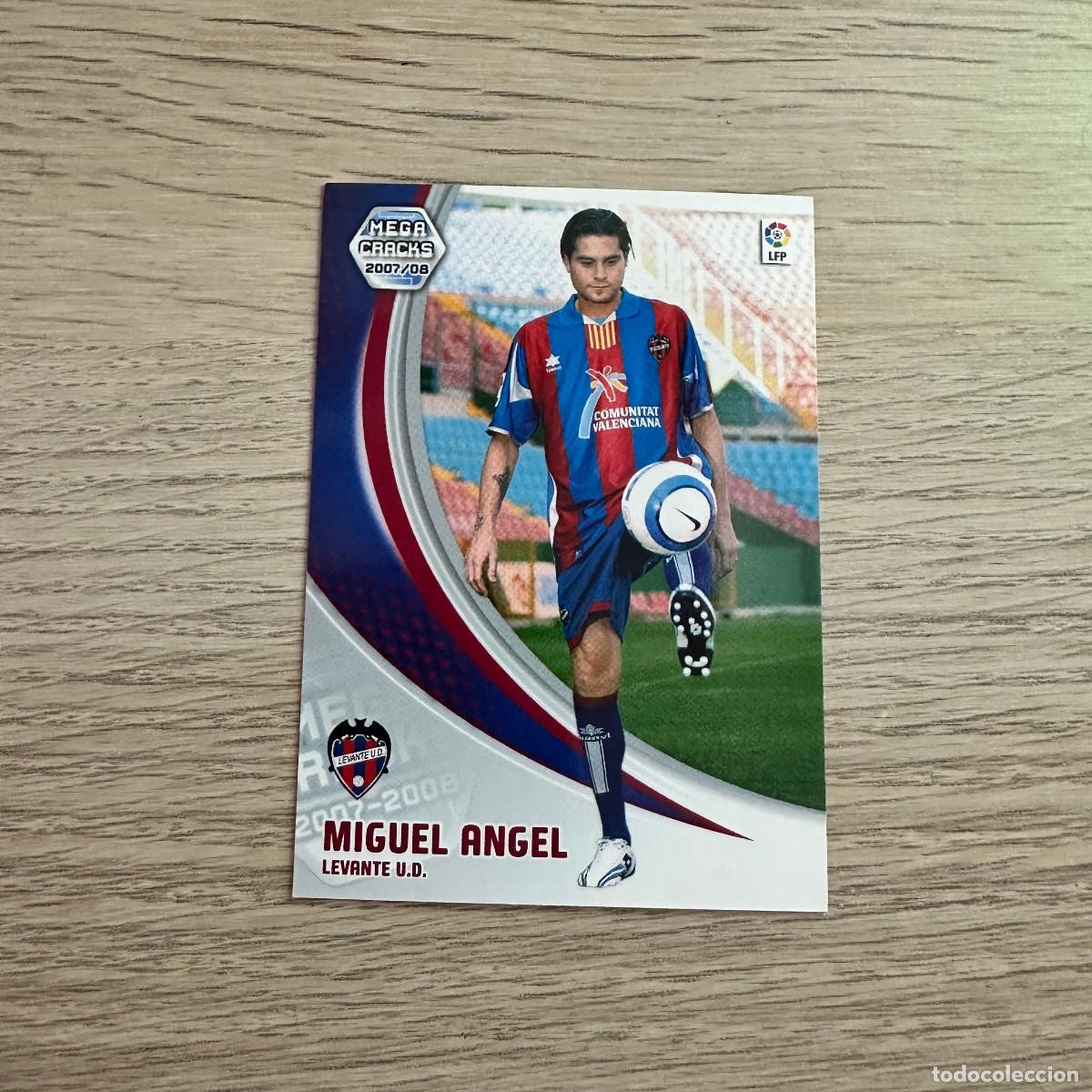 Cartes &agrave; collectionner de Football: MIGUEL ANGEL n&ordm; 483 LEVANTE NUEVO FICHAJE MEGACRACKS LA LIGA PANINI 2007 2008 07 08