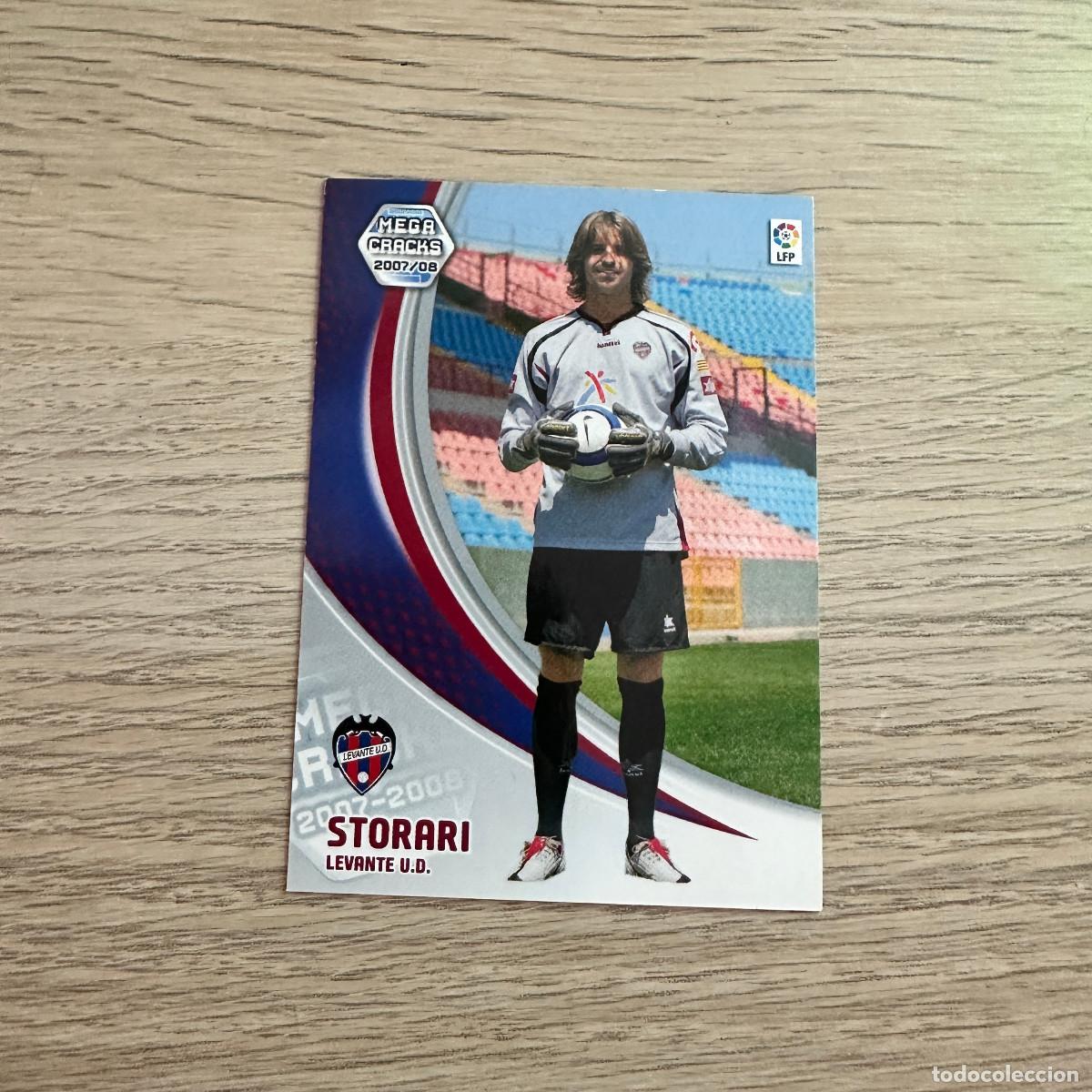 Cartes &agrave; collectionner de Football: STORARI n&ordm; 489 LEVANTE NUEVO FICHAJE MEGACRACKS LA LIGA PANINI 2007 2008 07 08