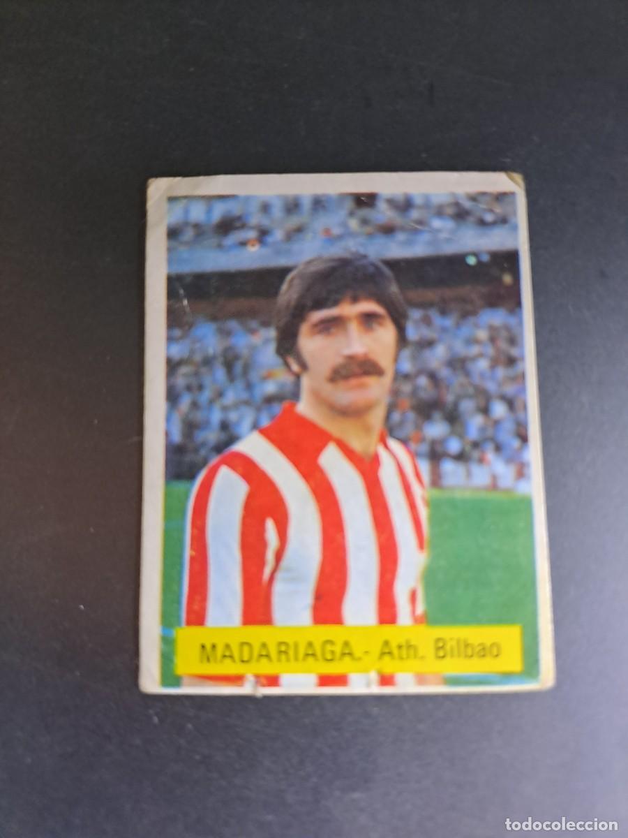 Cromos de f&uacute;tbol: CROMO MADARIAGA ATHLETIC CLUB DE BILBAO LIGA 1975 1976 FUTBOL 75 76 FINI NUNCA PEGADO