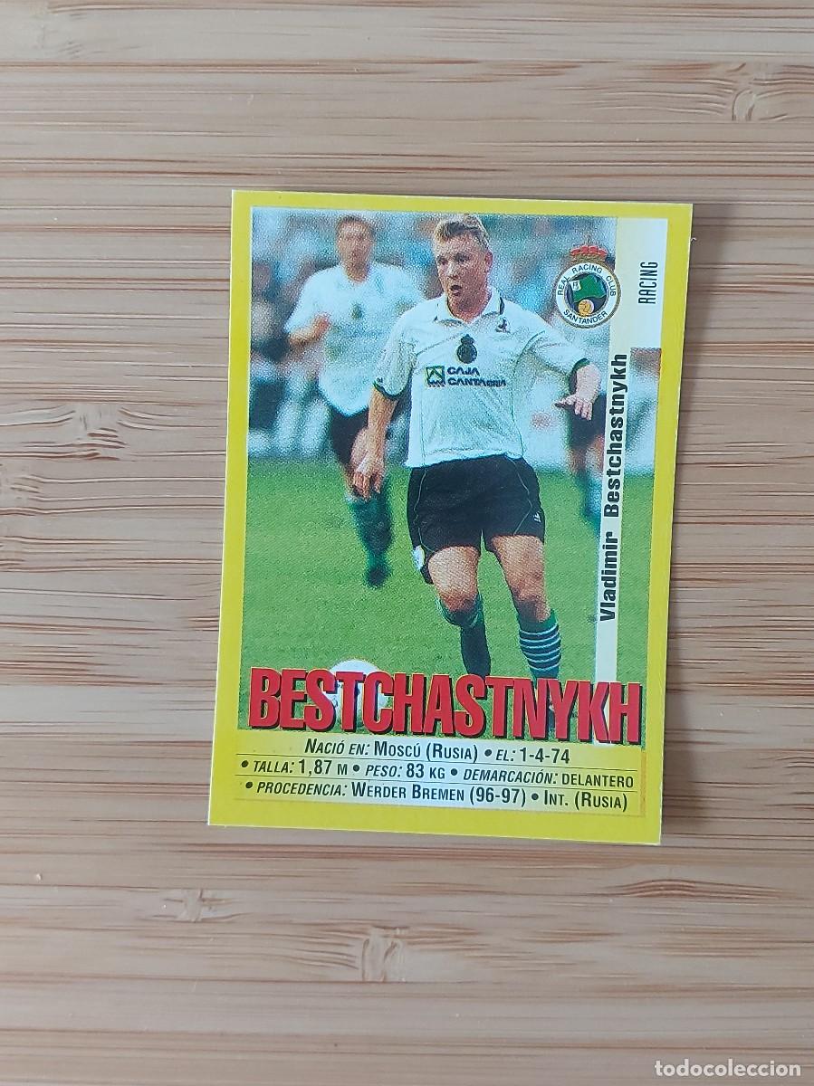 Figurine di Calcio: BESTCHASTNYKH RACING PANINI LIGA 1999-00 99 00 NUNCA PEGADO SIN PEGAR