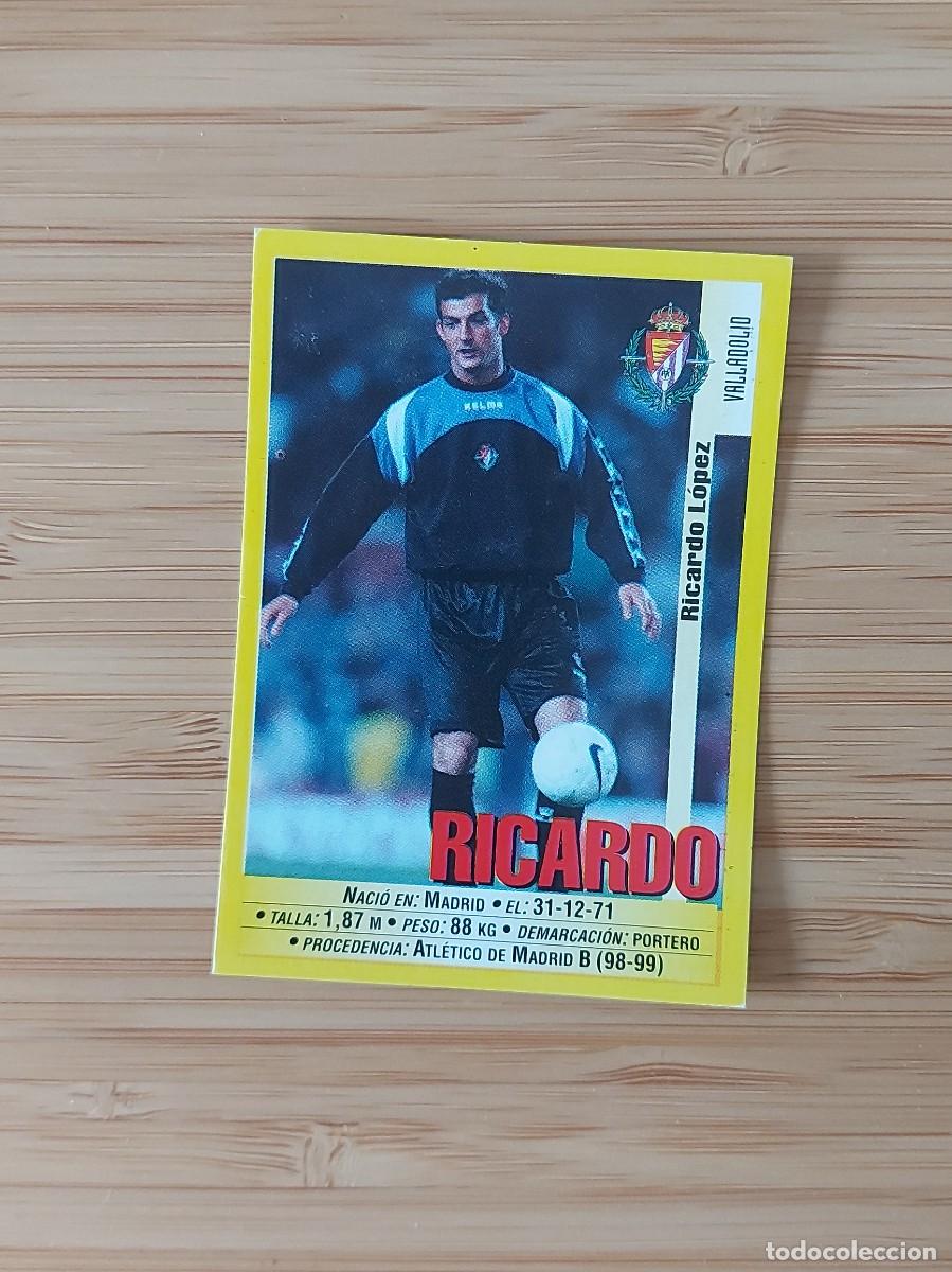 Figurine di Calcio: RICARDO VALLADOLID PANINI LIGA 1999-00 99 00 NUNCA PEGADO SIN PEGAR