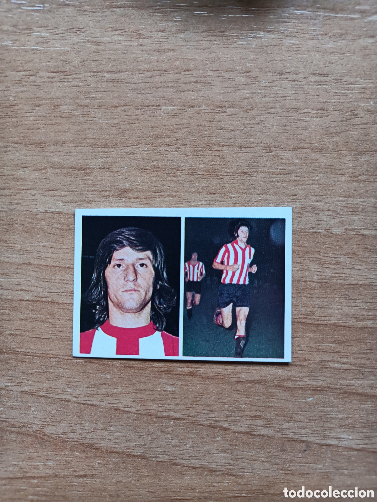 Cromos de f&uacute;tbol: Escalza.Ath.Bilbao 76.77 Este. Nuevo - Foto 1