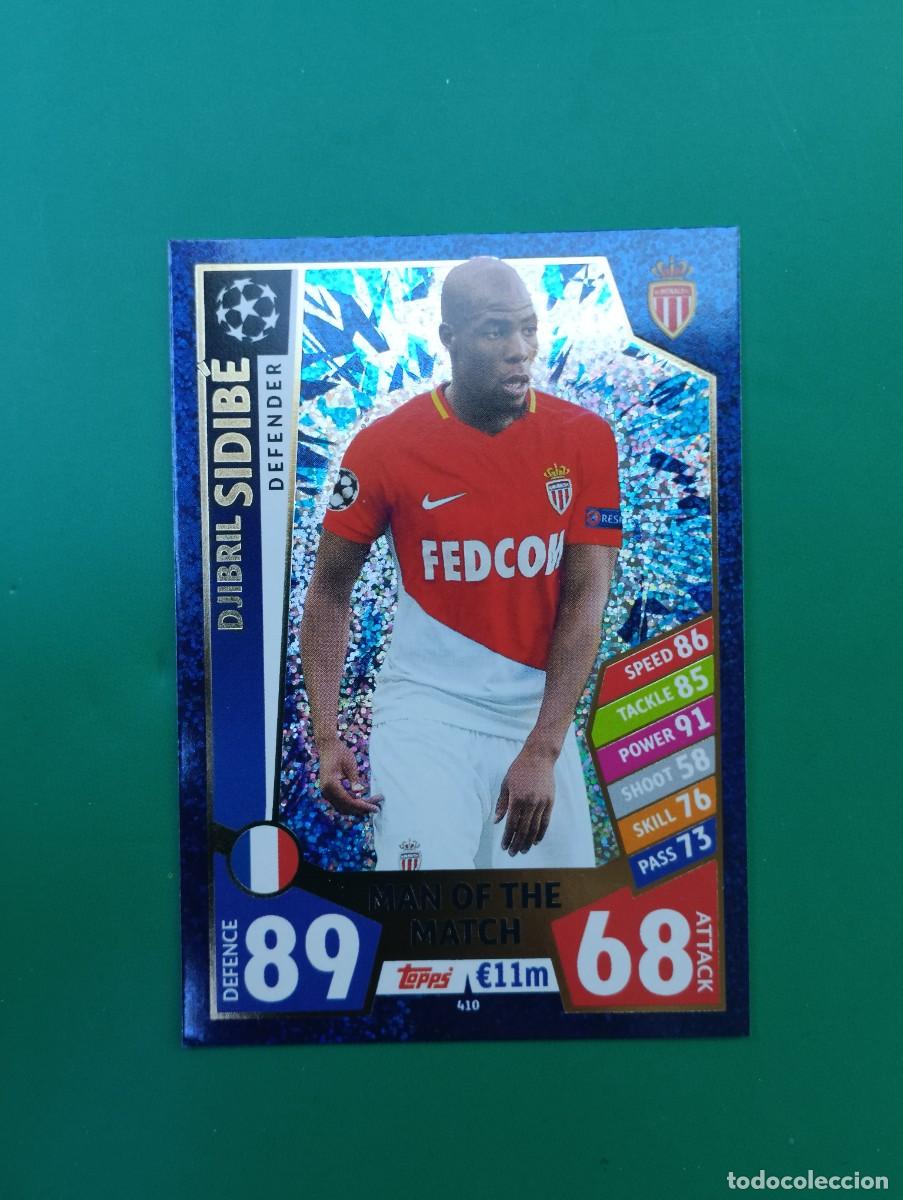 Cromos de f&uacute;tbol: ❇️ CROMO SIDIB&Eacute; M&Oacute;NACO 410 UEFA CHAMPIONS LEAGUE 2017 2018 UCL 17 18 TOPPS MATCH ATTAX ❇️
