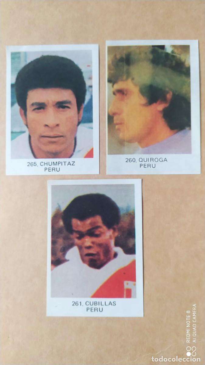 Fu&szlig;ball-Sticker: PERU 265 CHUMPITAZ LOS ASES DEL MUNDIAL 82 VENLICO RECUPERADO , C1C6