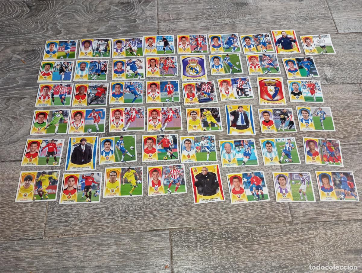 Cromos de F&uacute;tbol: Lote cromos futbol liga 2009 2010 ediciones este 09 10