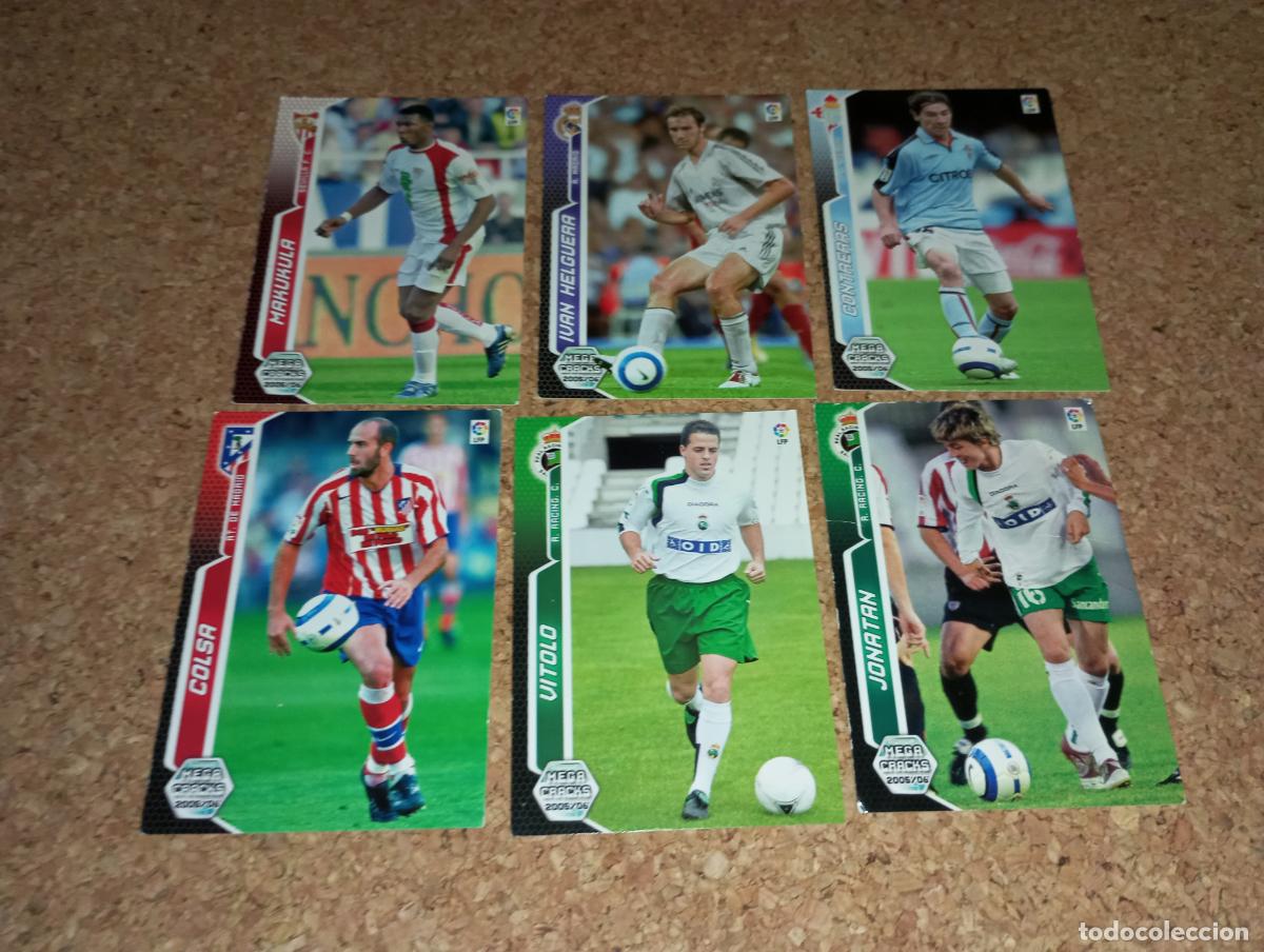 Cromos de F&uacute;tbol: Cromos futbol Megacracks 2005 2006 05 06