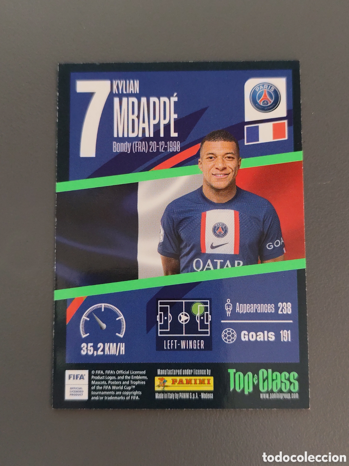 Cromos de f&uacute;tbol: PANINI TOP CLASS 2023 23 MBAPP&Eacute; 159 SUPER SONIC PSG - Foto 2