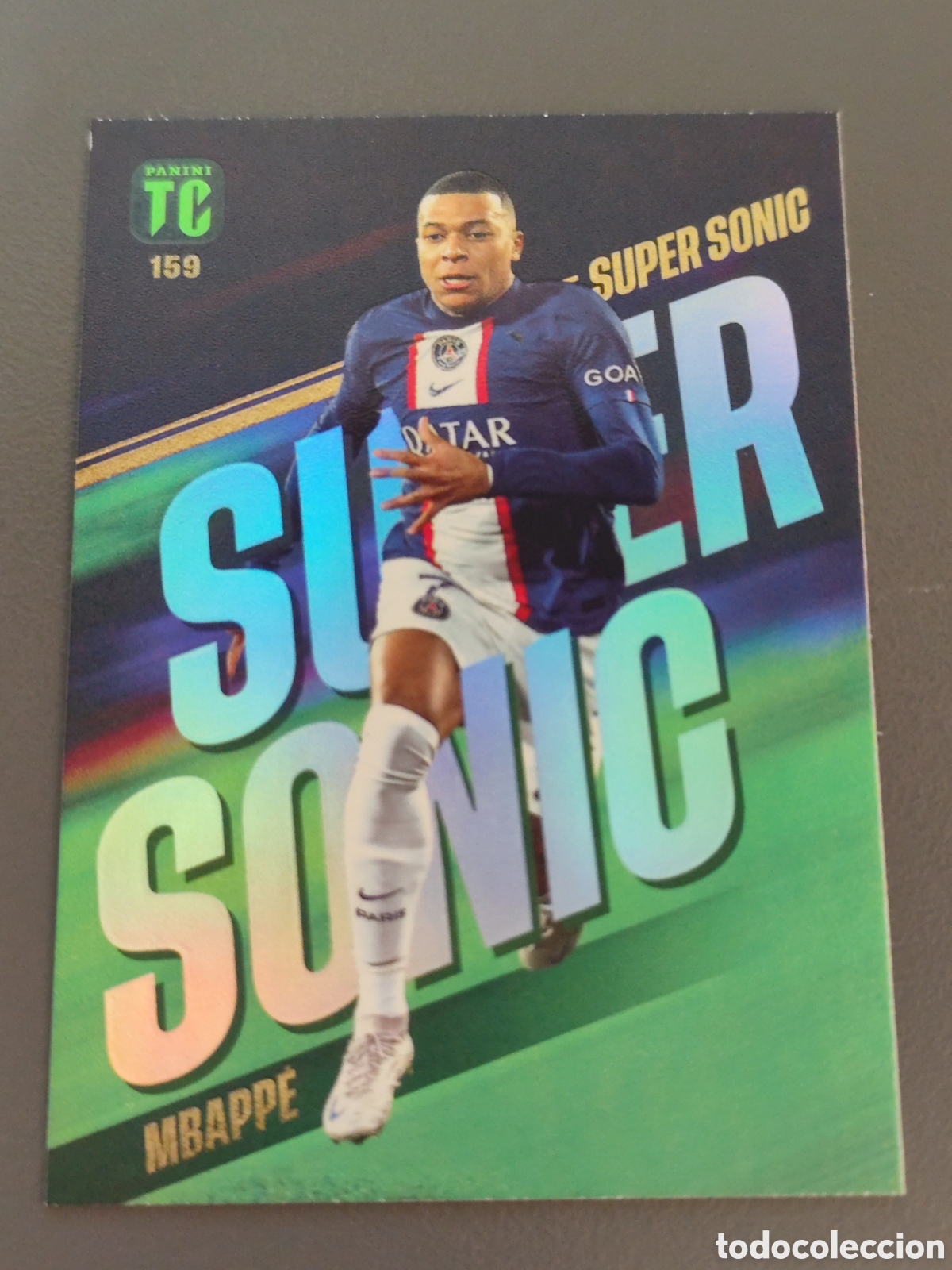 Cromos de f&uacute;tbol: PANINI TOP CLASS 2023 23 MBAPP&Eacute; 159 SUPER SONIC PSG - Foto 1