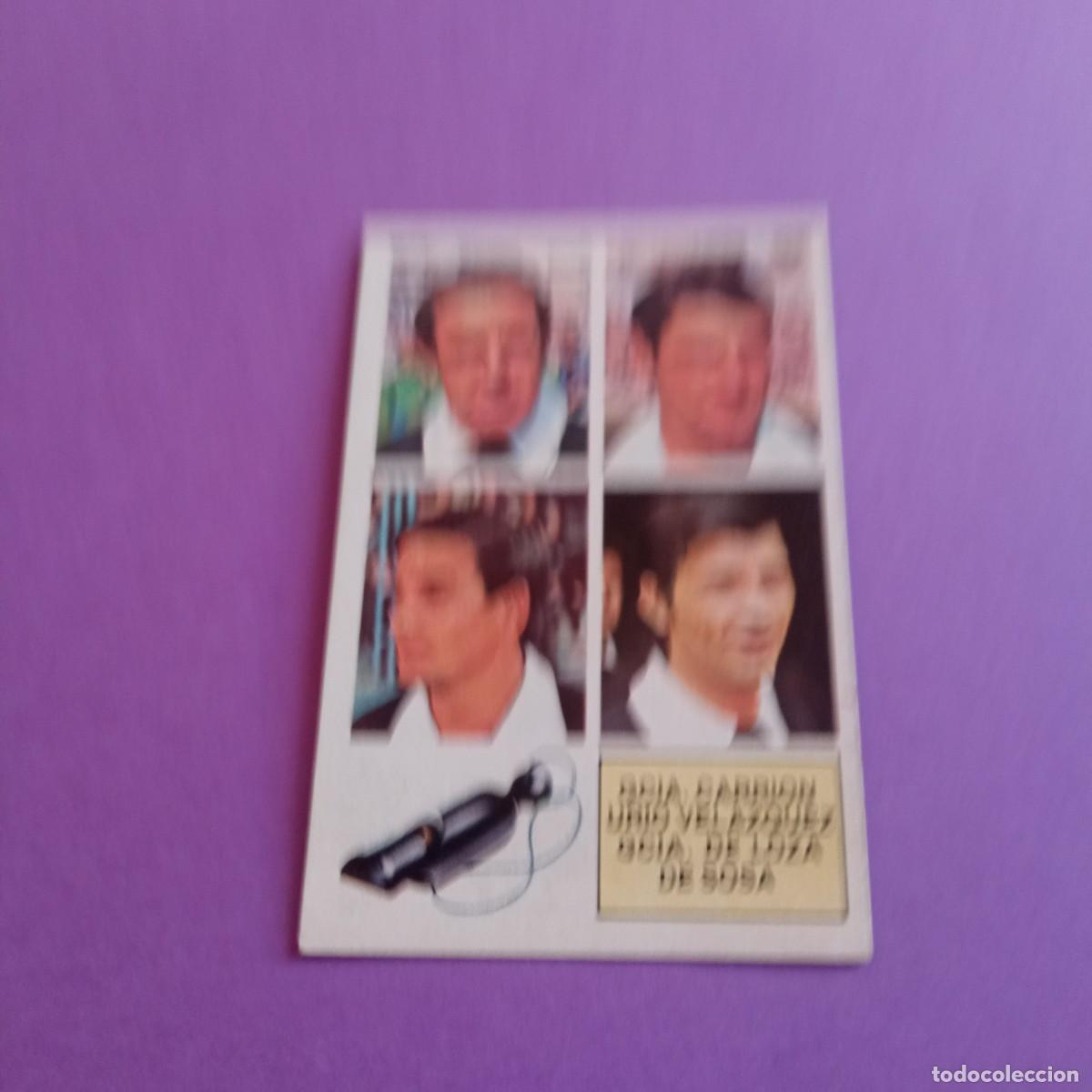 Cromos de f&uacute;tbol: ARBITROS CARRON DE LOZA SOSA URIO VELAZQUEZ DESPEGADO LIGA EDICIONES ESTE 1982 1983 82 83 NO PANINI