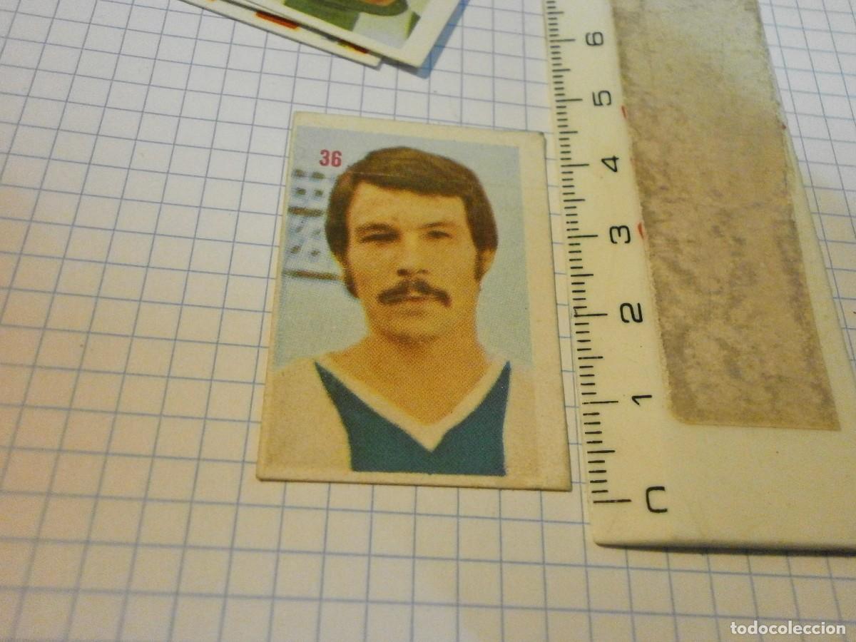 Fu&szlig;ball-Sticker: cromo mateo mirete 1975 76 n&ordm; 36 buen estado sin pegar con su trasera