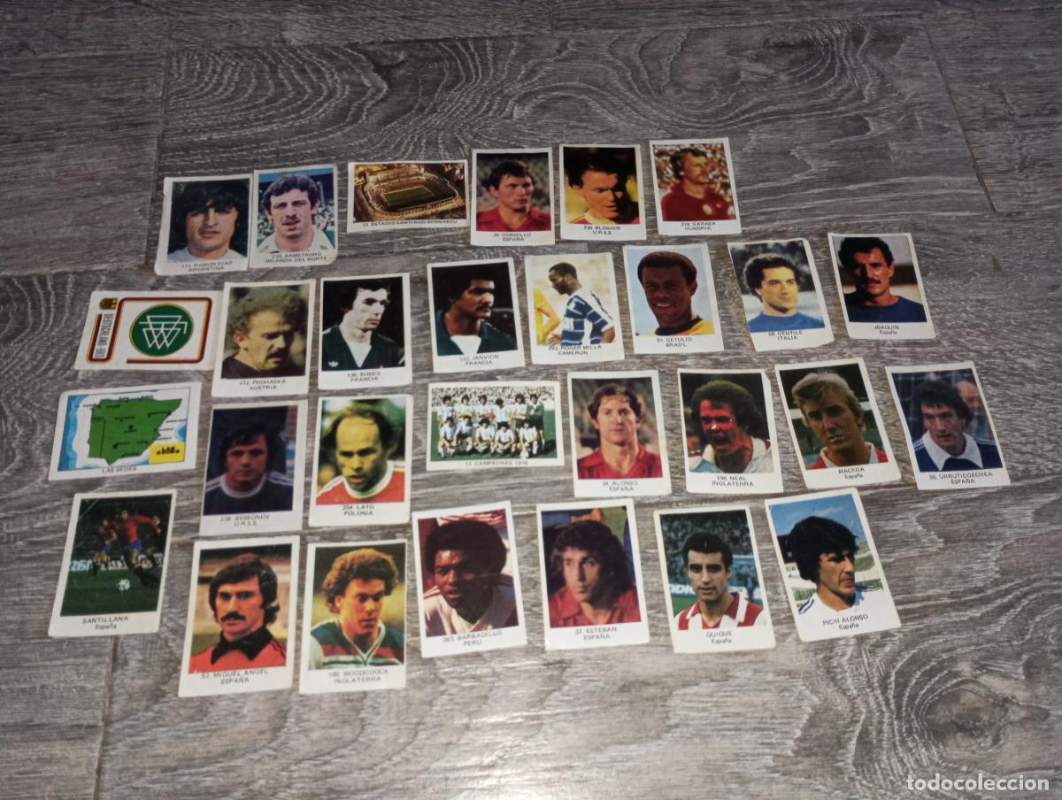Football Stickers: Lote de cromos futbol Ases del mundial 82