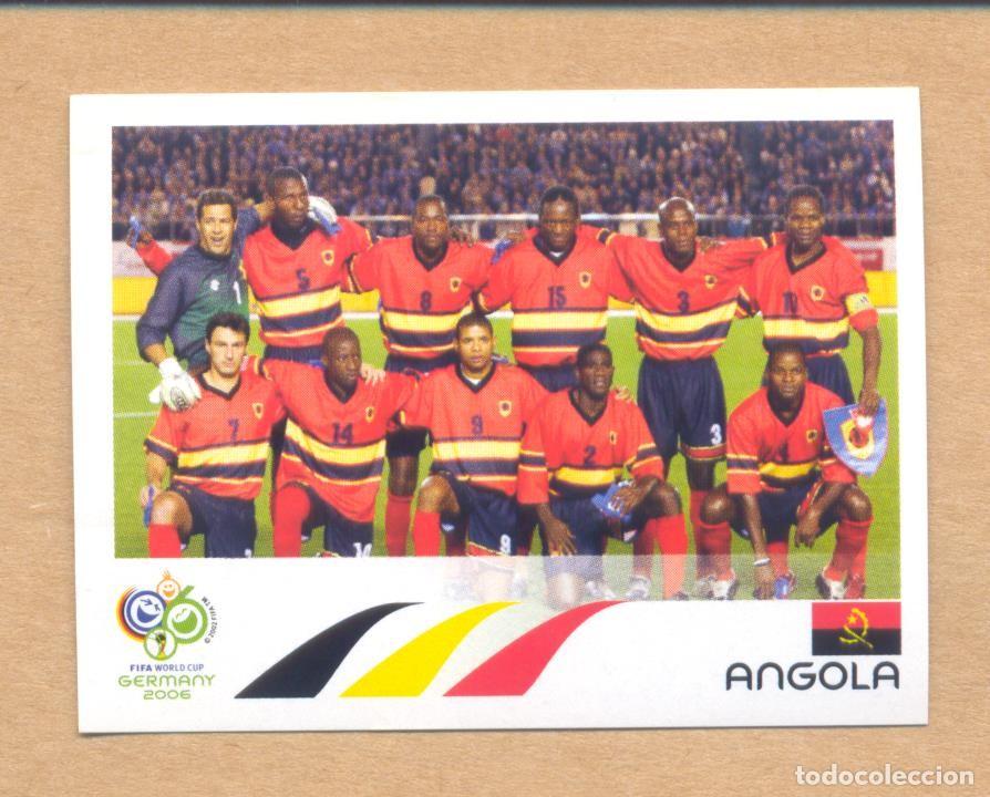 Fu&szlig;ball-Sticker: mundial germany 2006 panini , 302 alineacion seleccion angola, nuevo, nunca pegado, ver fotos