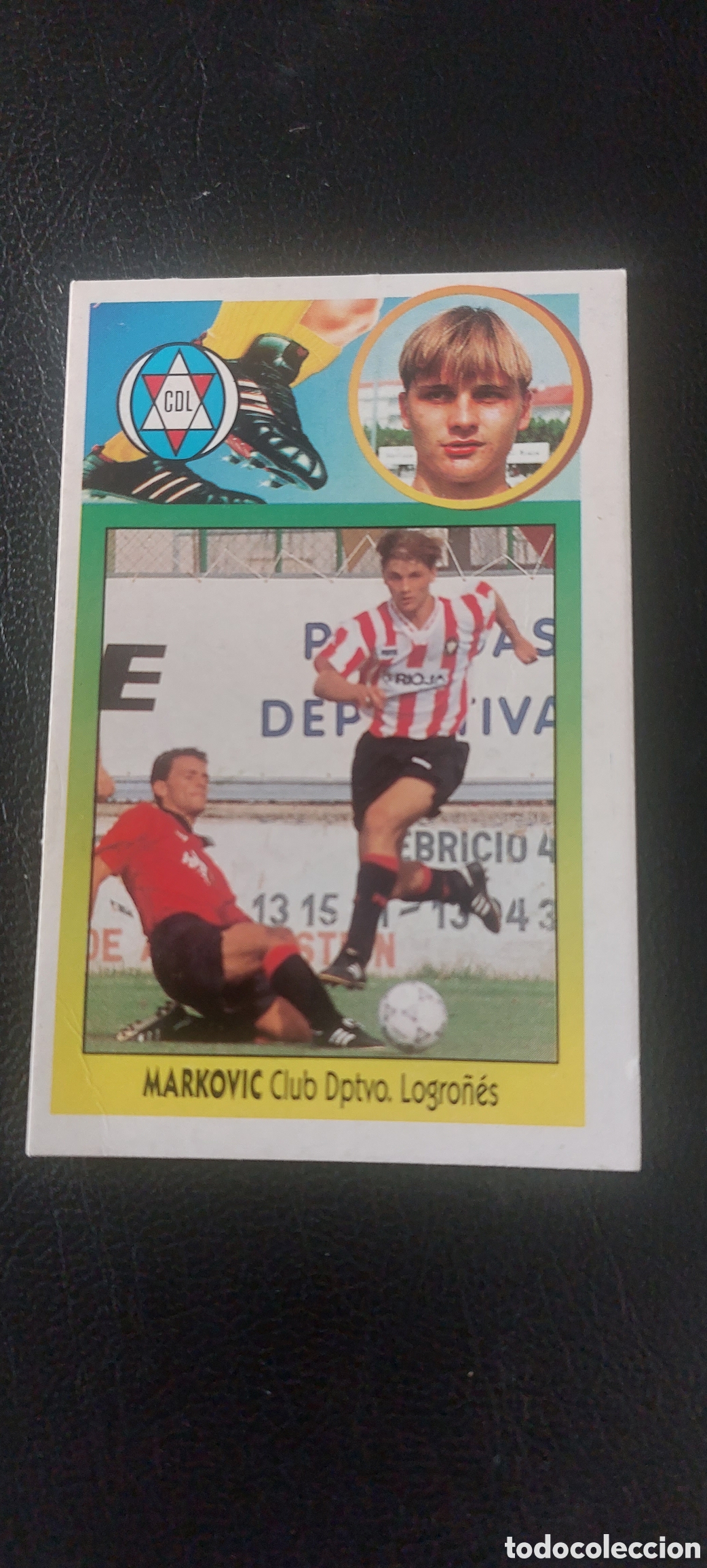 Cromos de f&uacute;tbol: Markovic coloca logro&ntilde;ez 93/94 - Foto 1