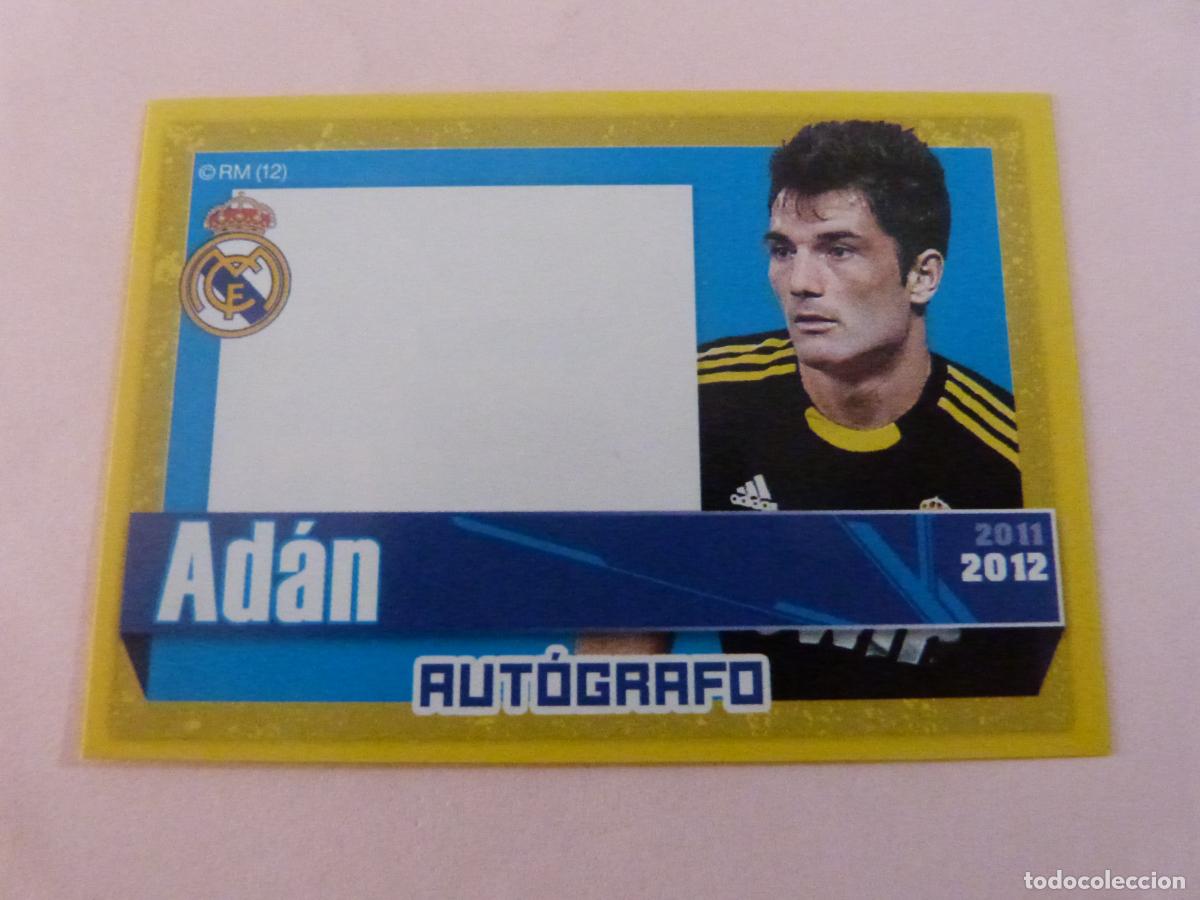 Figurine di Calcio: CROMO FUTBOL ADAN REAL MADRID C.F. SIN PEGAR N&ordm; 41 ALBUM REAL MADRID C.F. 2011-2012/11-12 PANINI