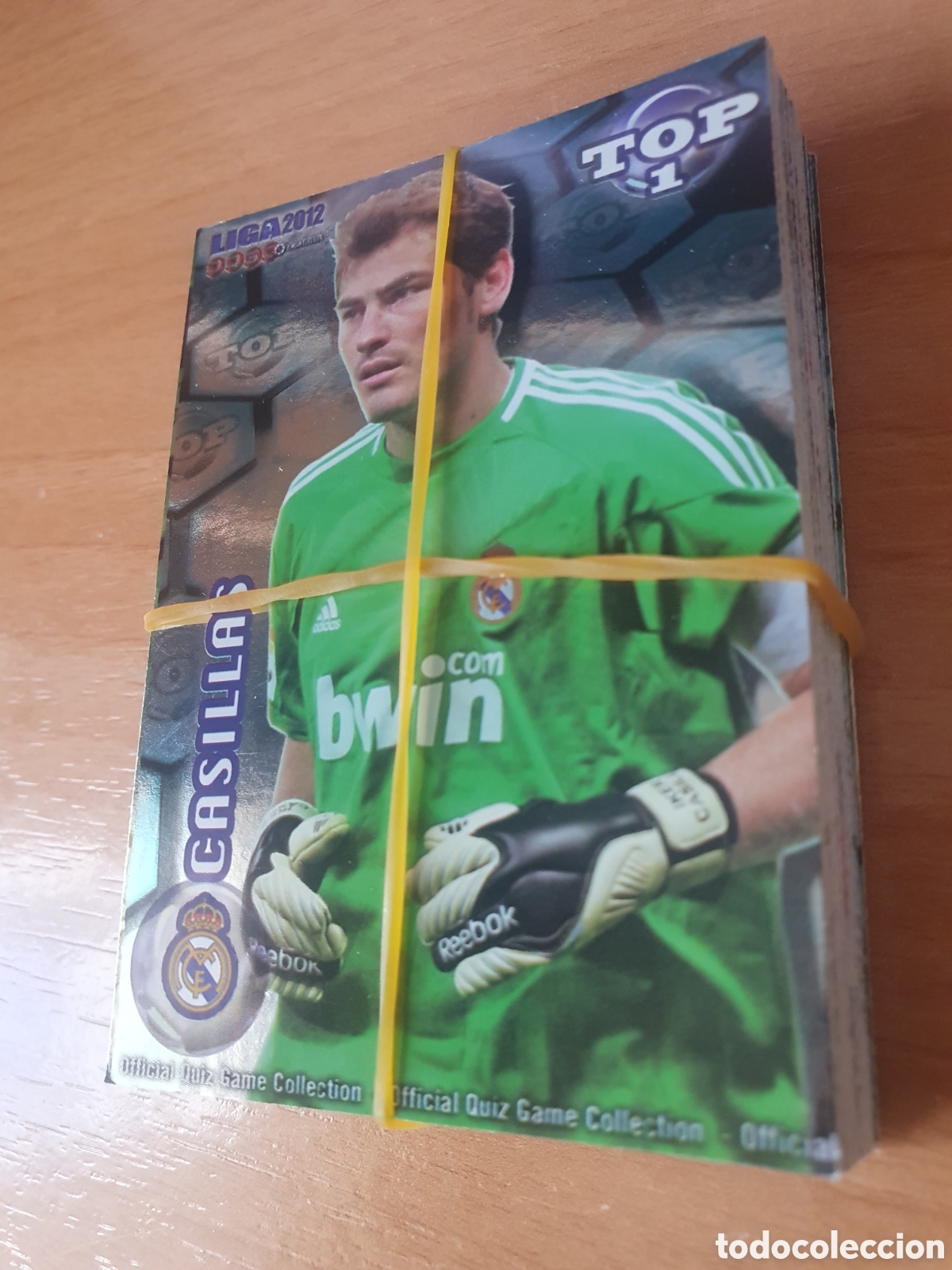 Figurine di Calcio: Mundicromo 2012 Top Azul Brillo Liso