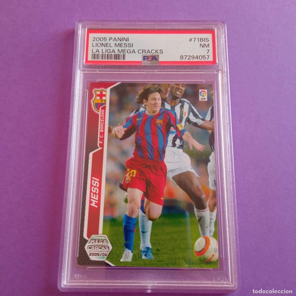 71 bis messi barcelona psa 7 panini megacracks - Buy Collectible
