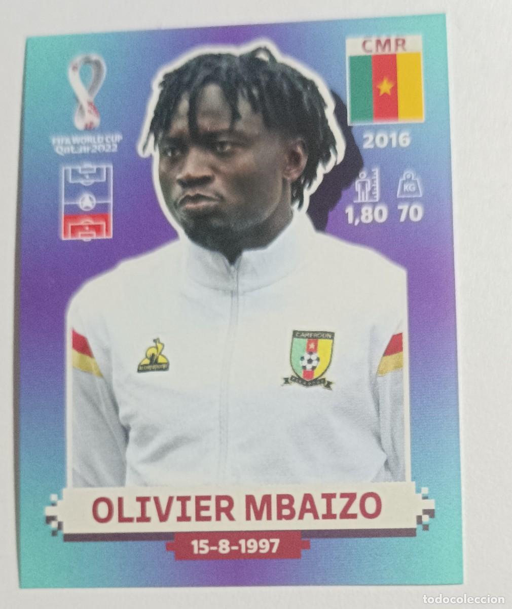 Cromos de Futebol: CMR 7 OLIVIER MBAIZO CAMERUN CMR7 FIFA WORLD CUP MUNDIAL QATAR 2022 22 STICKER PANINI