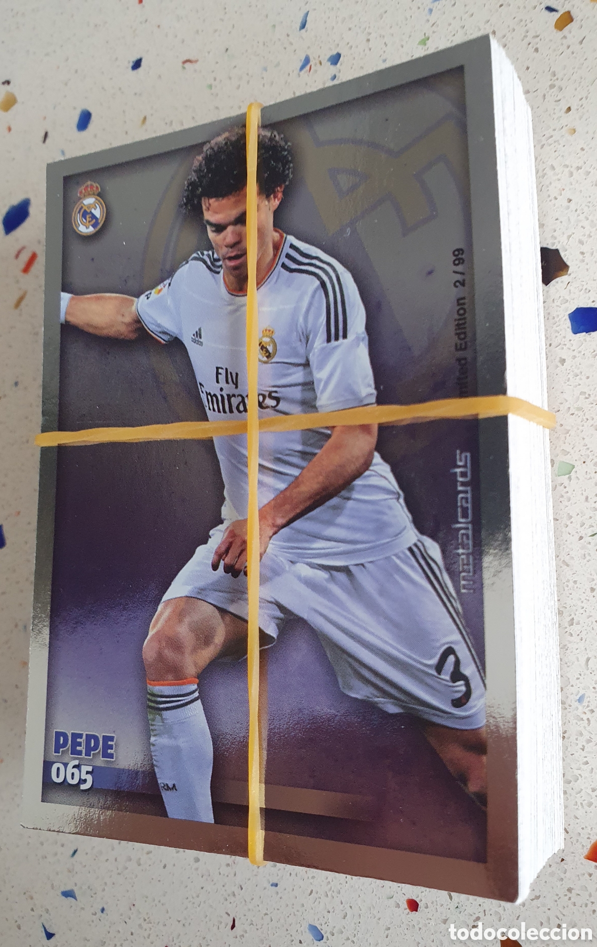 Figurine di Calcio: MUNDICROMO 2015 METALCARDS LOTE