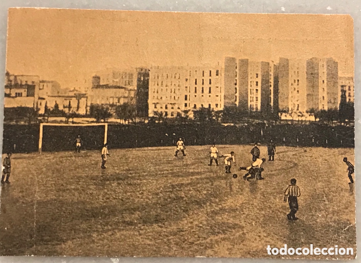 Football Stickers: Cromo f&uacute;tbol Campeonato Espa&ntilde;a 1922-23. Madrid- Ath Bilbao. Publicidad Lupion Enciso