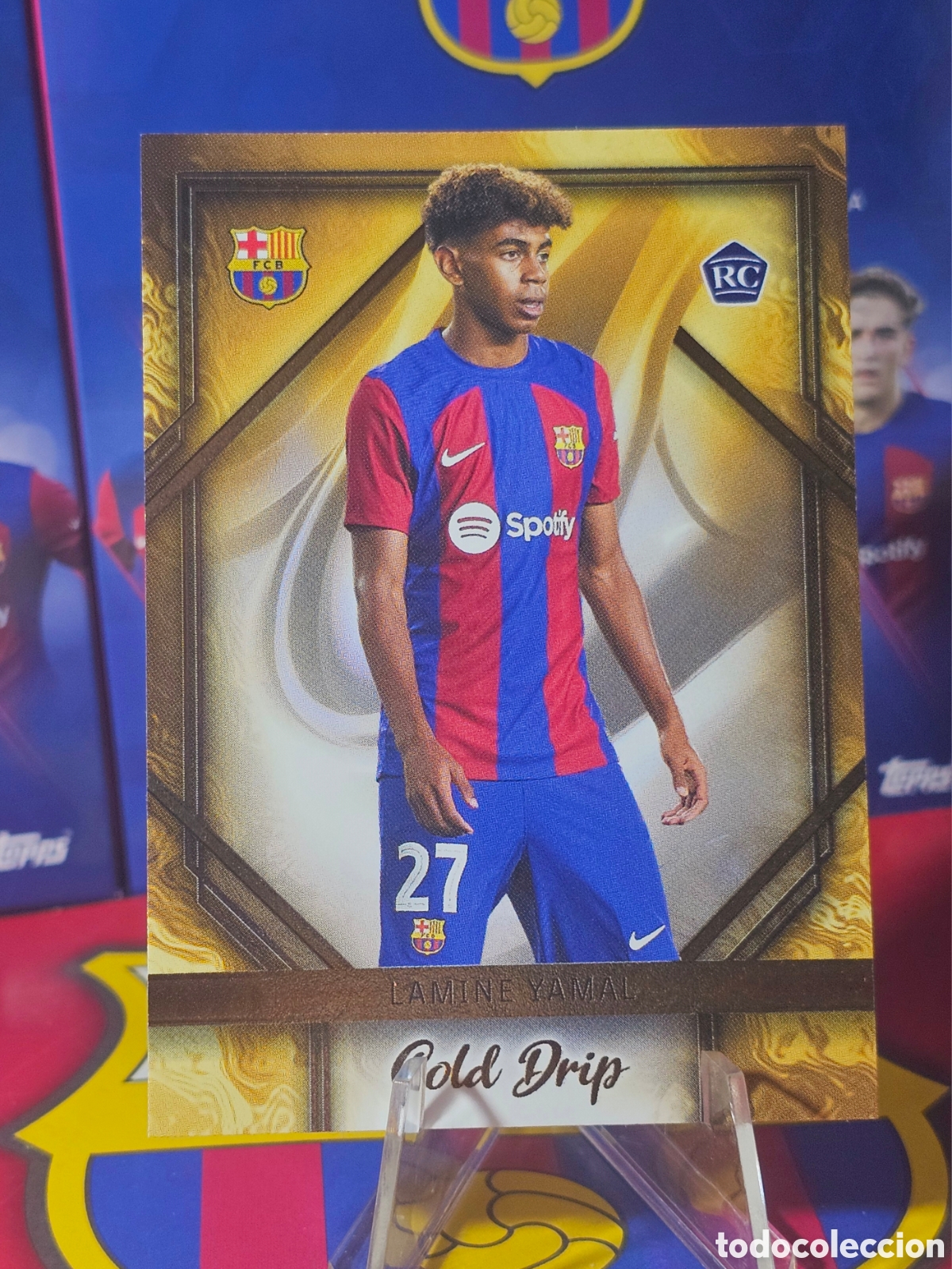 lamine yamal rookie gold drip topps fc barcelon - Kaufen Alte 