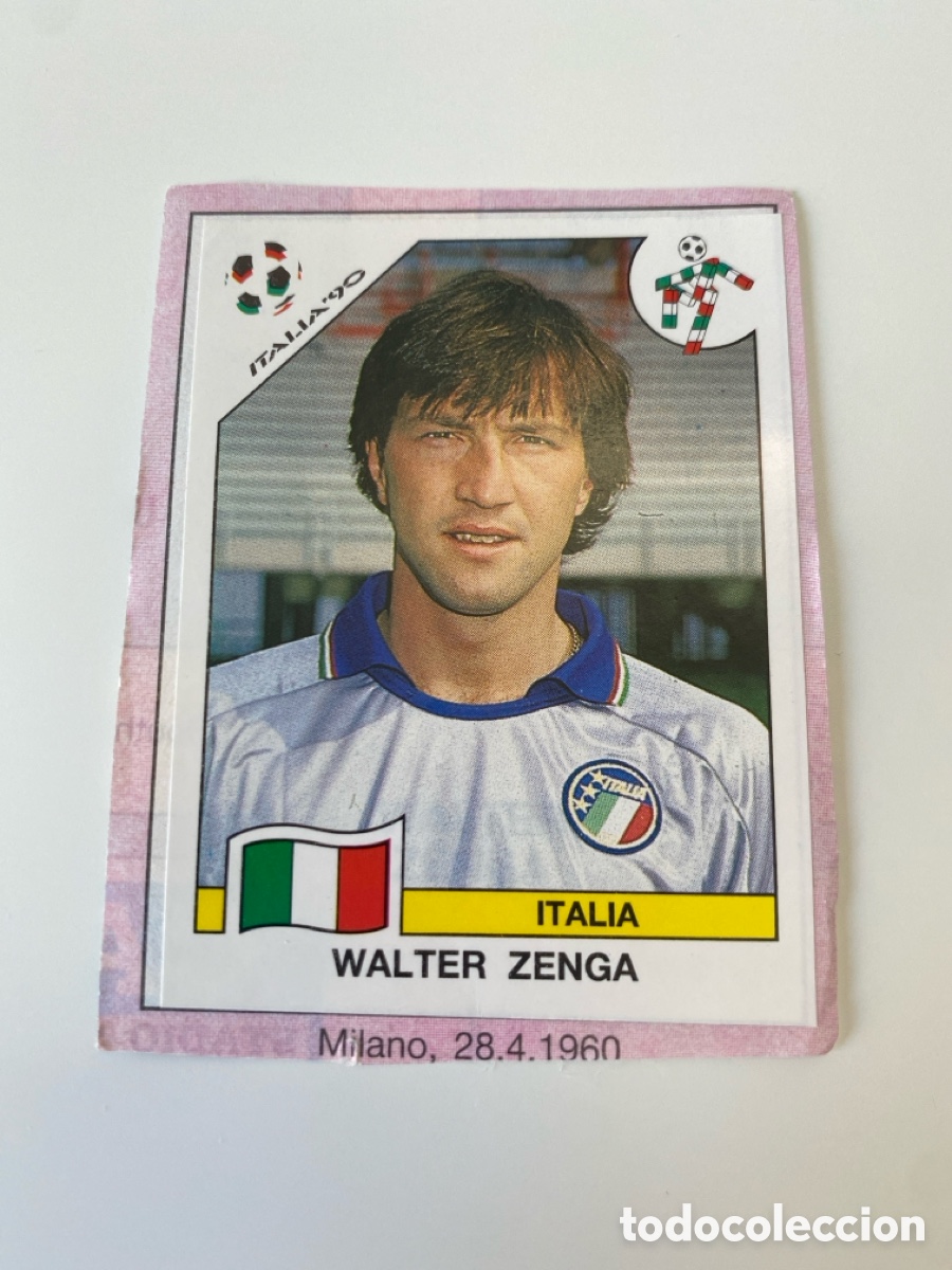 Cromos de F&uacute;tbol: Cromo panini mundial Italia 90 n&uacute;mero 39 zenga - Stickers album world cup Italy 1990