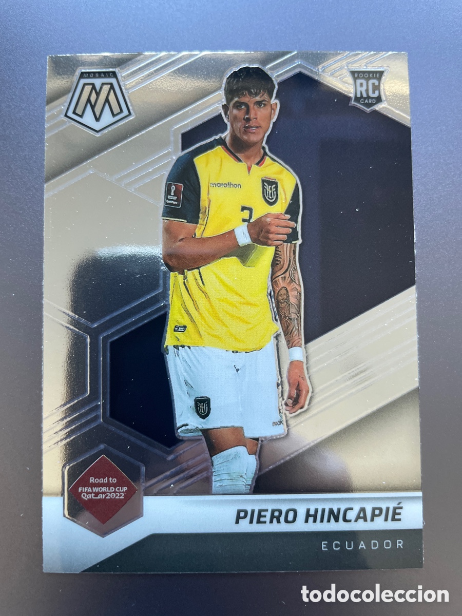 Cromos de f&uacute;tbol: Piera Hincapie 77 Rookie Panini Mosaic Road to FIFA World Cup Qatar 2022 Ecuador