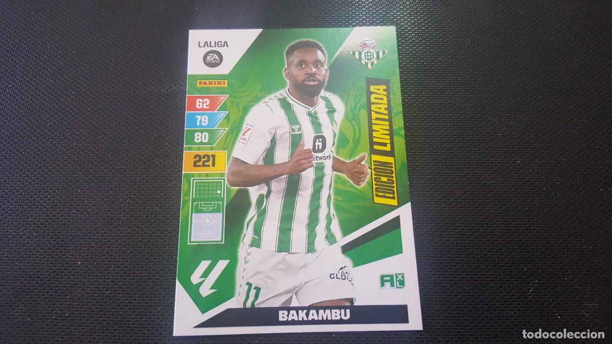 Cartes &agrave; collectionner de Football: LOTE PANINI ADRENALYN 2023 24 EDICION LIMITADA LAST MOMENT BAKAMBU