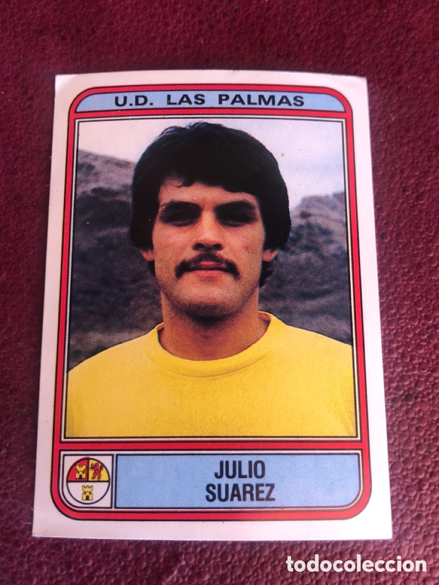 Cromos de F&uacute;tbol: CROMO PANINI FUTBOL 1982 UD LAS PALMAS JULIO SU&Aacute;REZ , 185