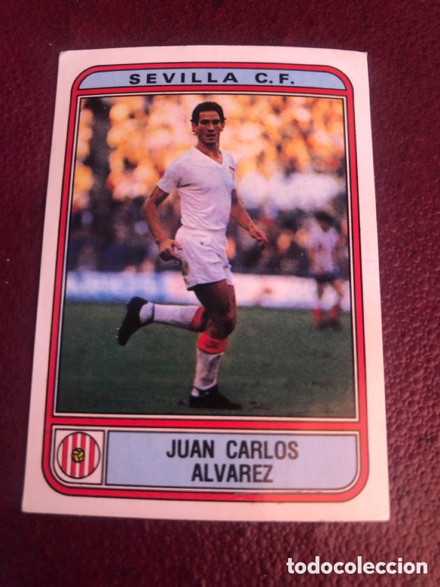 Cartes &agrave; collectionner de Football: CROMO PANINI FUTBOL 1982 , SEVILLA CF JUAN CARLOD &Aacute;LVAREZ, 268