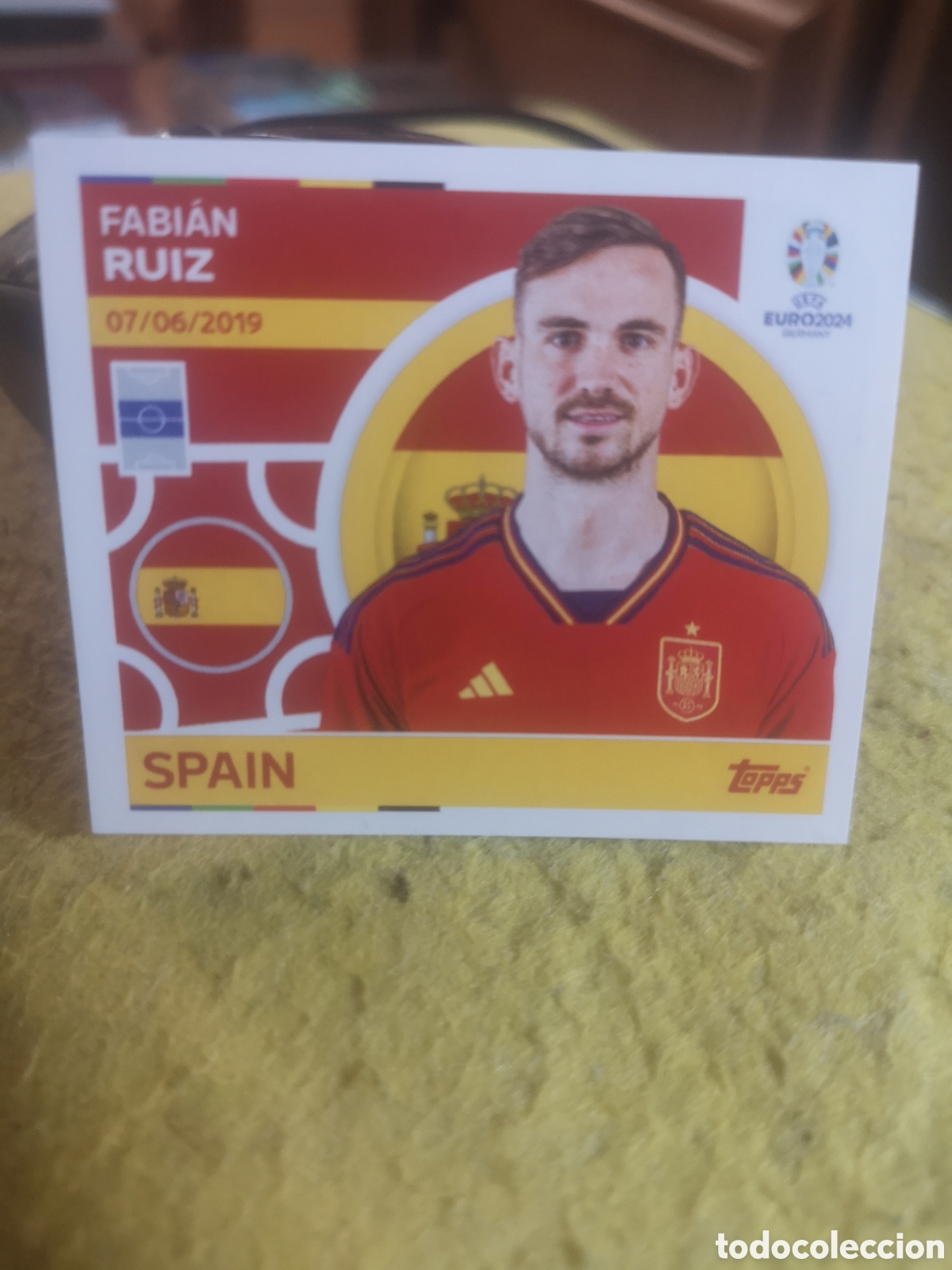 Cromos de Futebol: STICKER TOPPS UEFA EURO 2024 FABIAN RUIZ - ESP 14