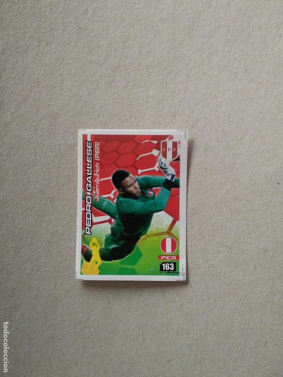 Figurine di Calcio: 163 PEDRO GALLESE PERU CROMO FUTBOL COPA AMERICA 2015 EDITADO EN VENEZUELA