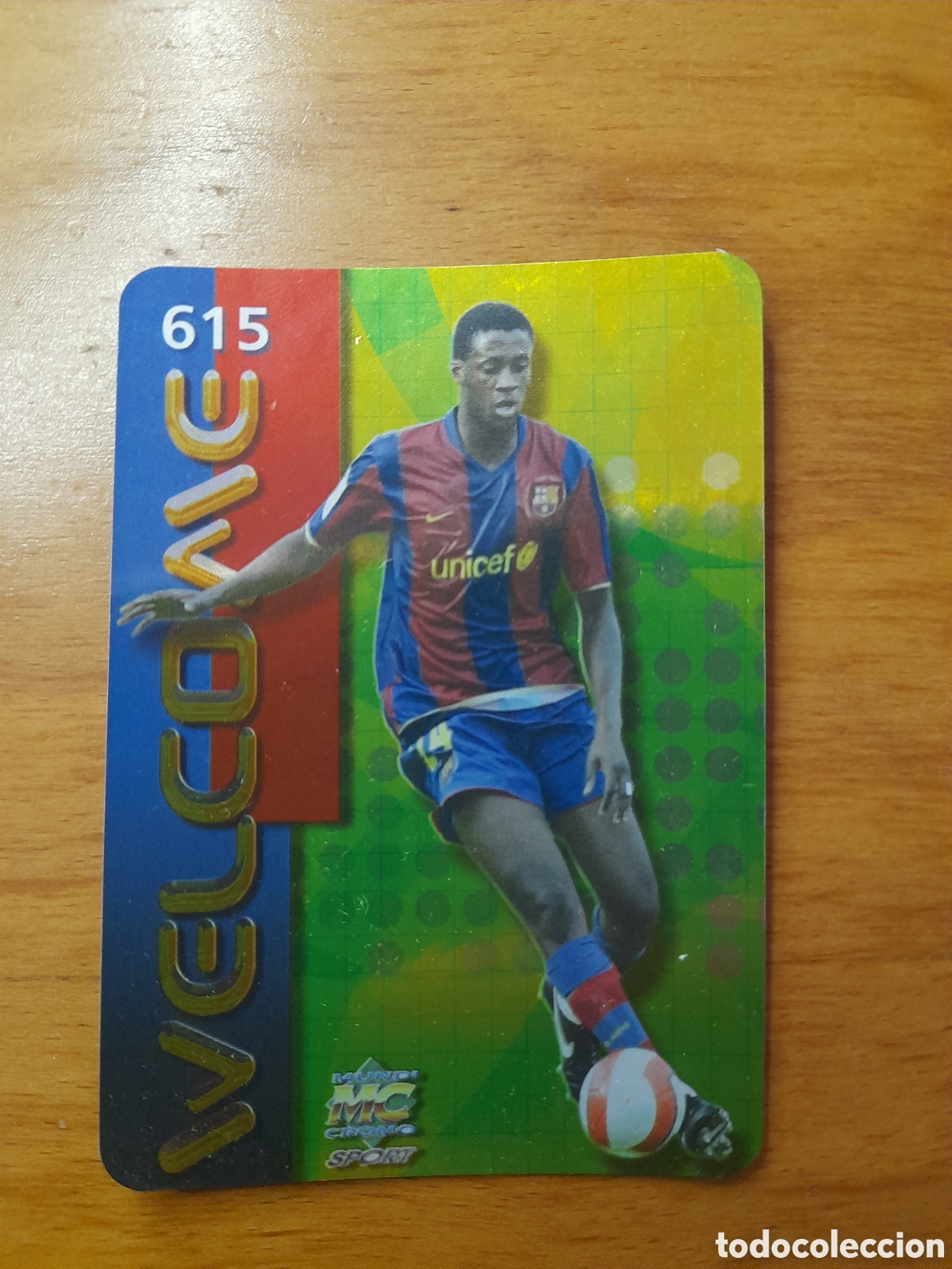 Fu&szlig;ball-Sticker: 615 Toure Yaya Liso MUNDICROMO 07/08 Liga 2007/2008