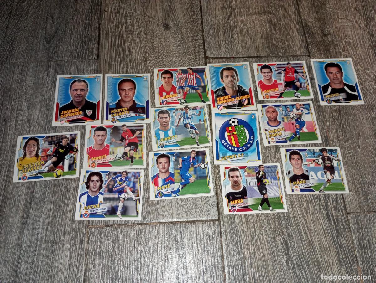 Cromos de F&uacute;tbol: Lote cromos de f&uacute;tbol liga 2010 2011 10 11 ediciones este