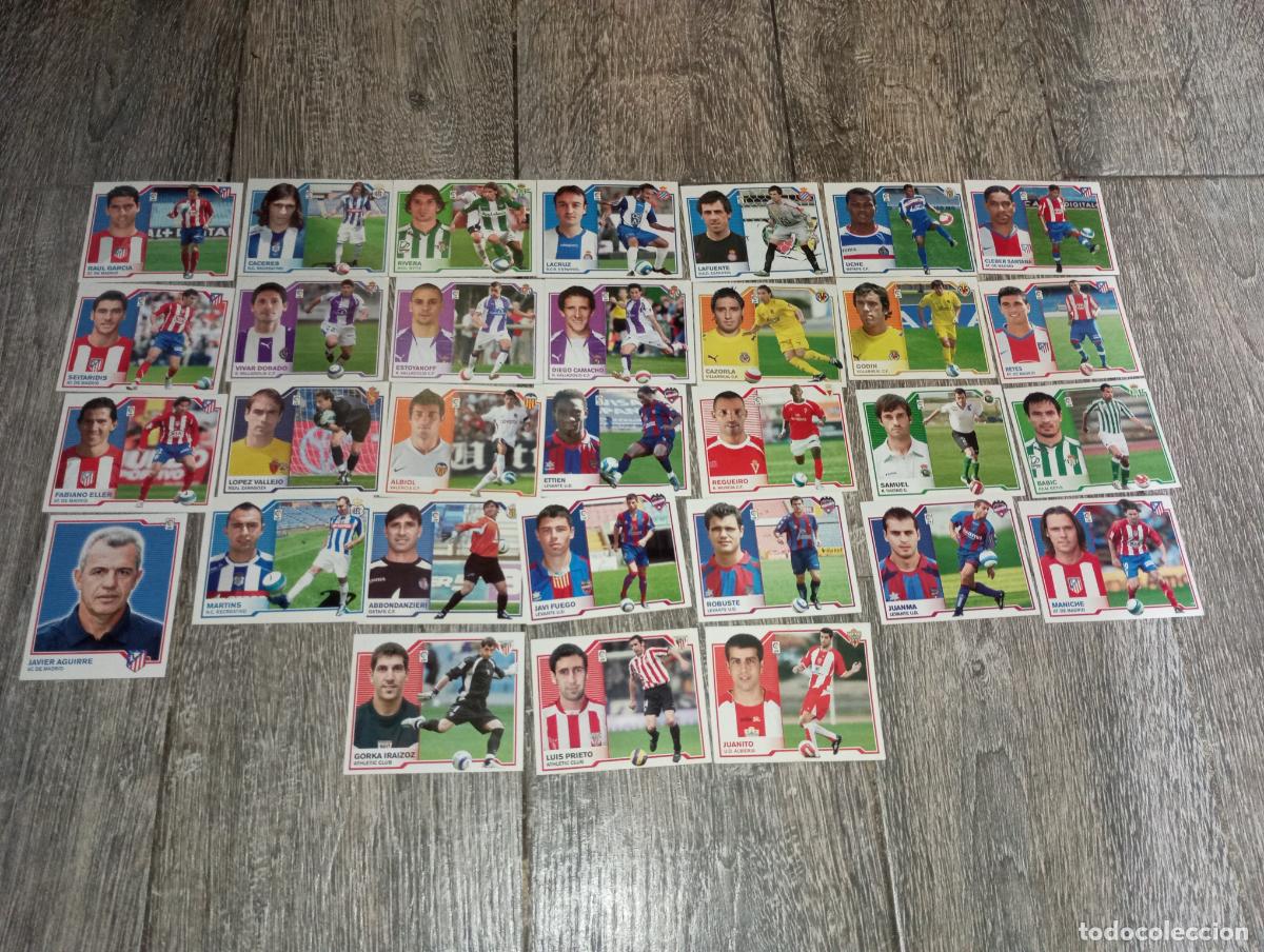 Cromos de F&uacute;tbol: Lote cromos de f&uacute;tbol liga 2007 2008 07 08 ediciones este