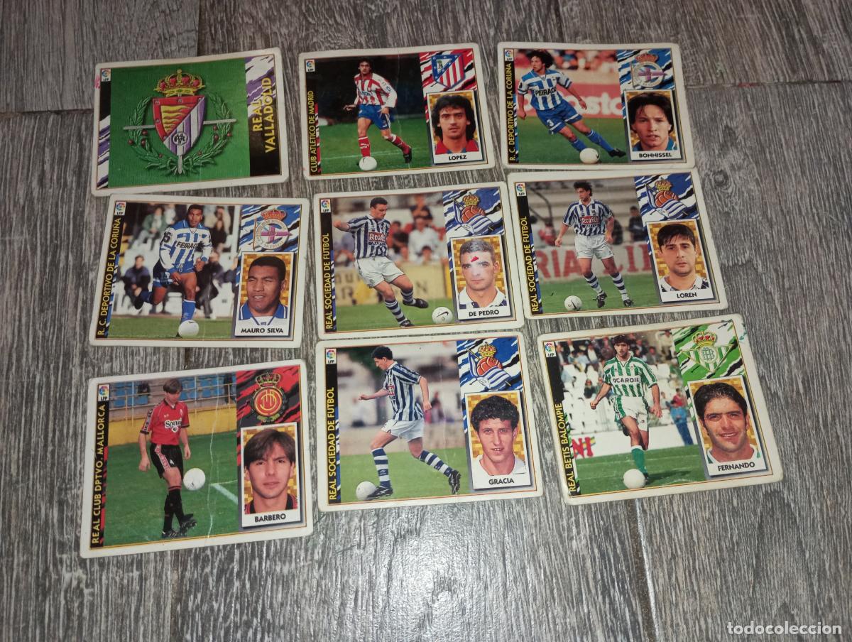 Cromos de F&uacute;tbol: Lote cromos de f&uacute;tbol liga 1997 1998 97 98 ediciones este