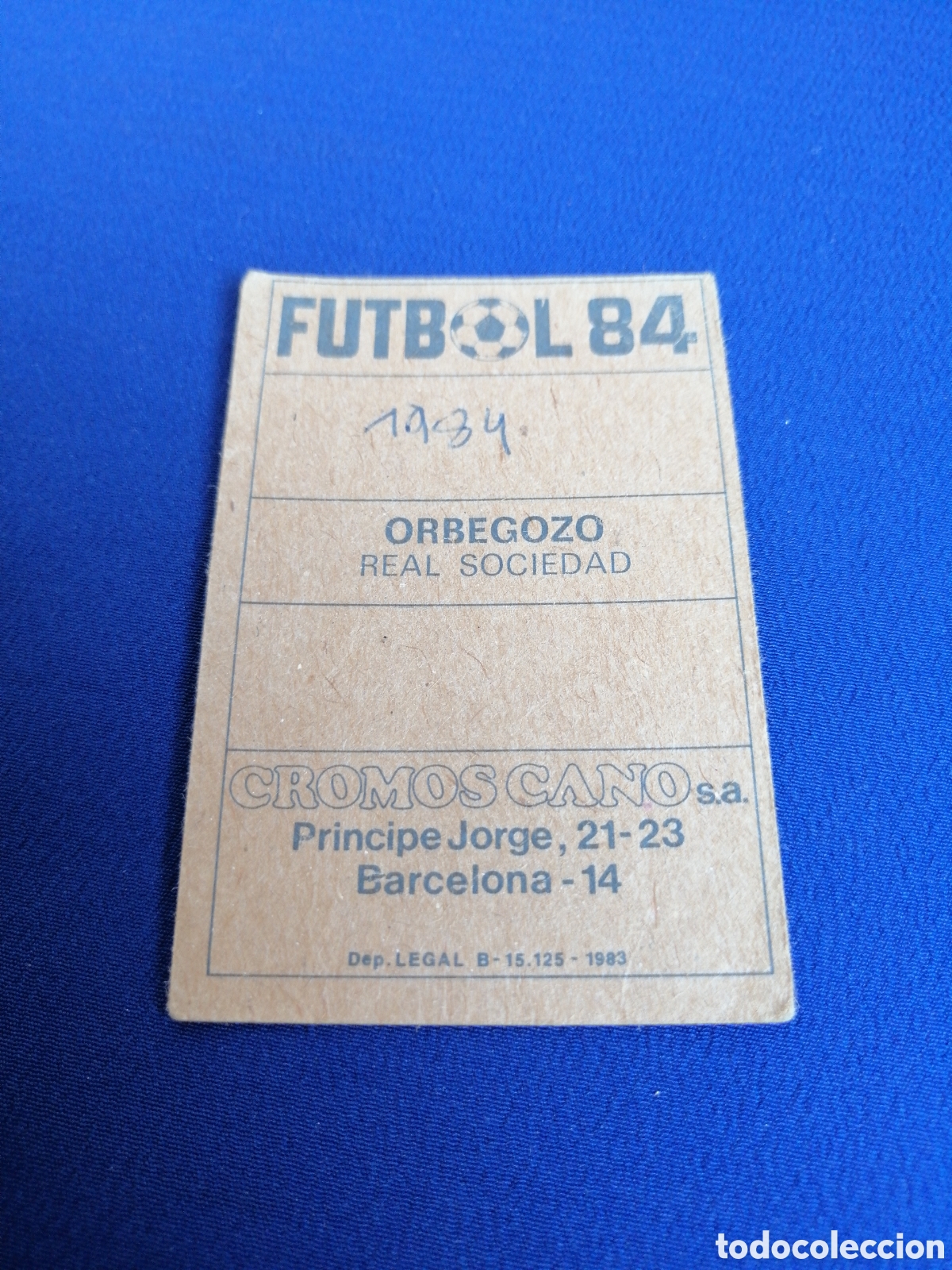 Cromos de f&uacute;tbol: F&Uacute;TBOL 84 ORBEGOZO - Foto 2