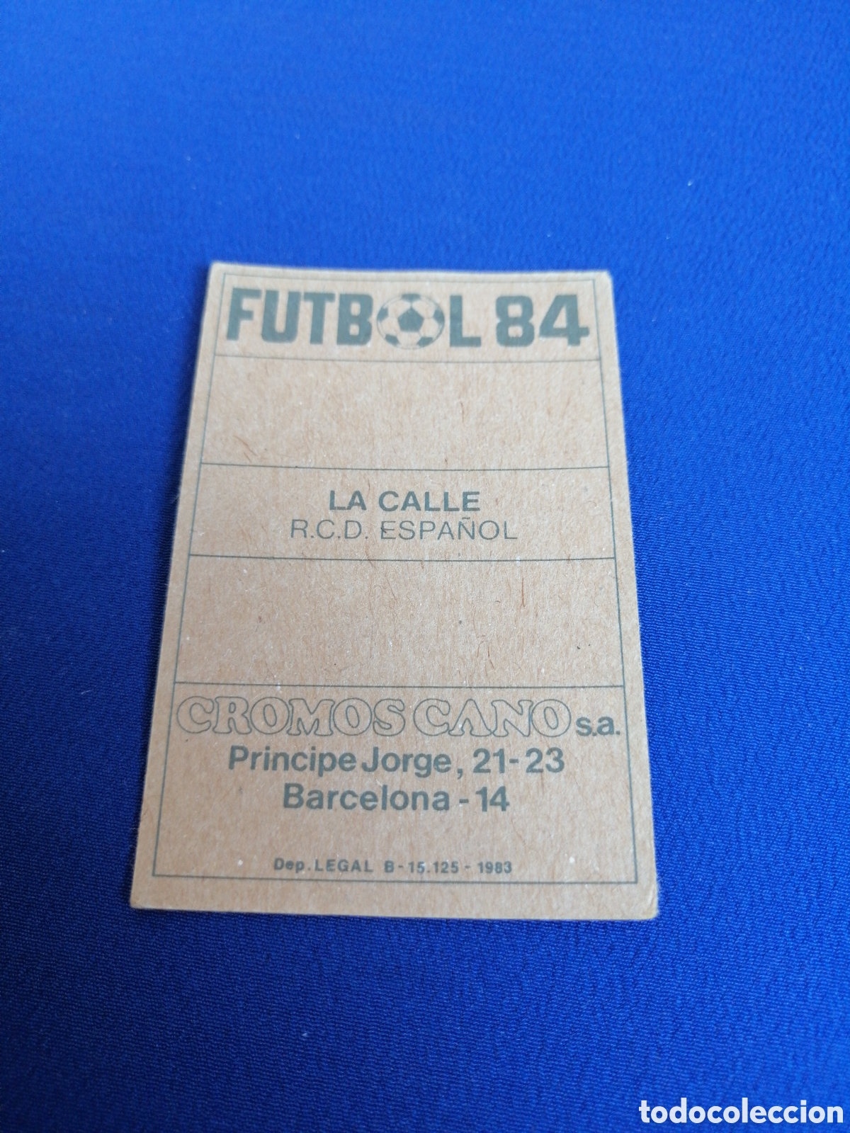 Cromos de f&uacute;tbol: F&Uacute;TBOL - LA CALLE - Foto 2