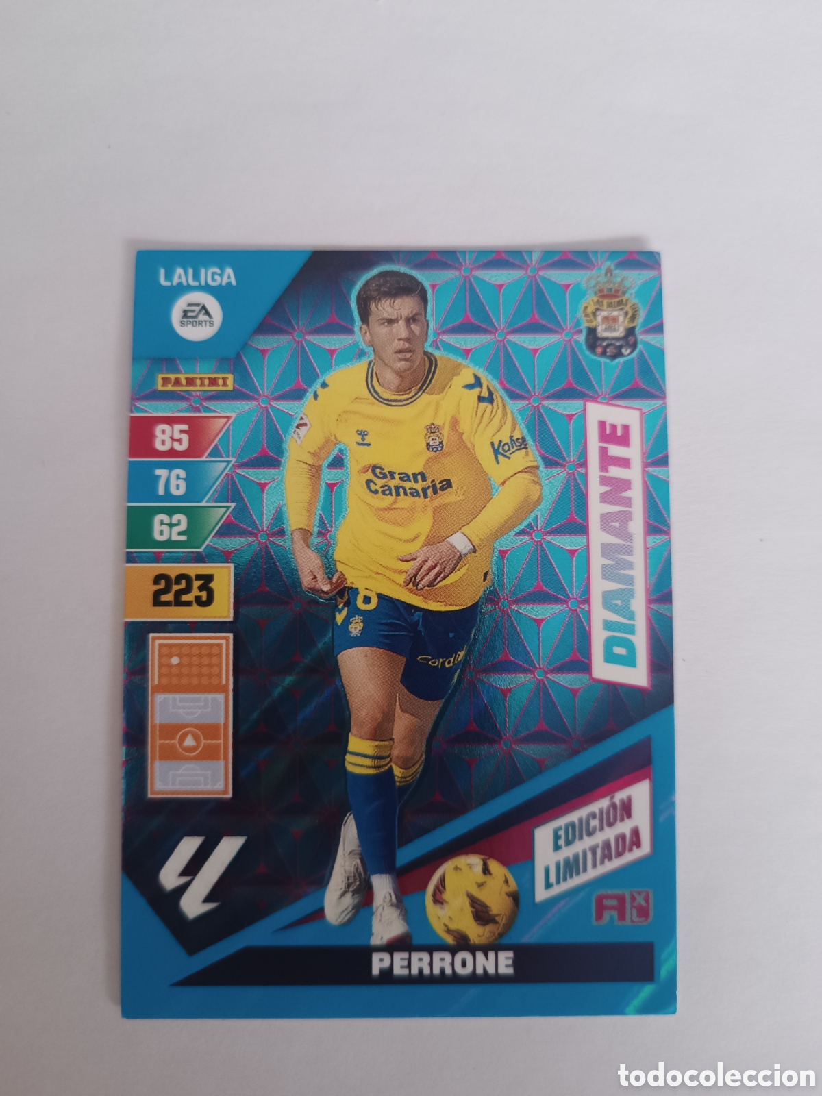 Fu&szlig;ball-Sticker: Perrone Edici&oacute;n Limitada Las Palmas - Adrenalyn Dream Box 2023 2024 23 24