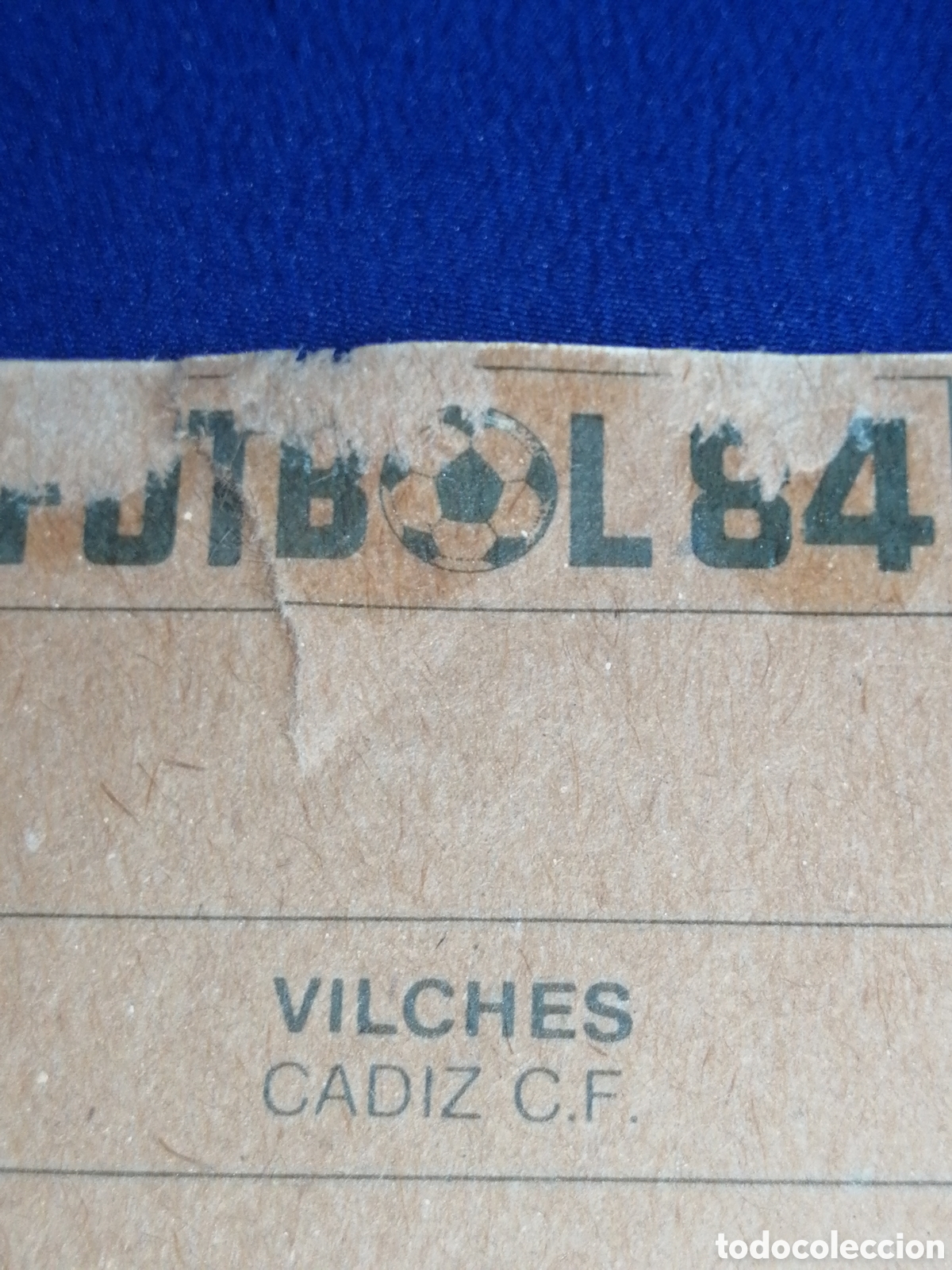 Cromos de f&uacute;tbol: F&Uacute;TBOL 84 - VILCHES - Foto 3