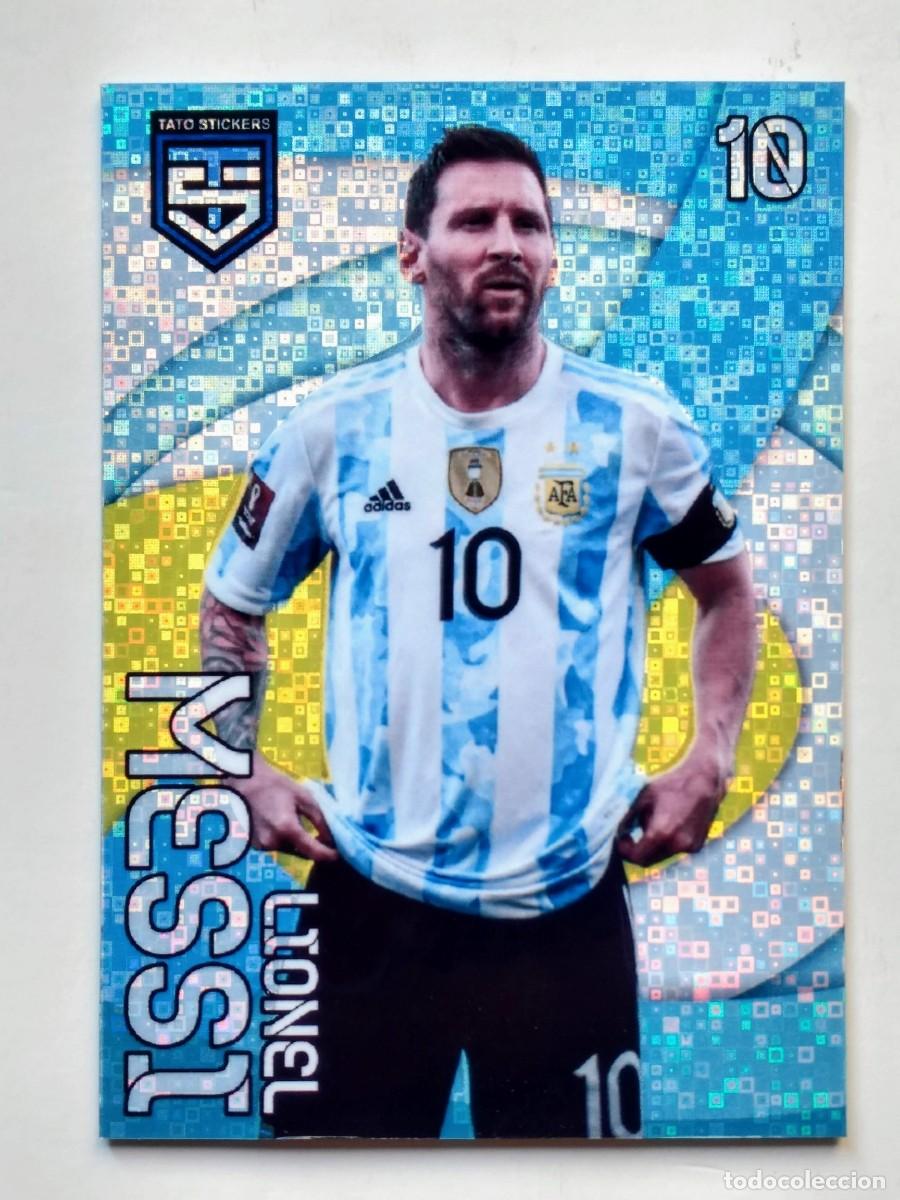 Cromos de f&uacute;tbol: CROMO- TARJETA- CARTA- CARD- LEO LIONEL MESSI ARGENTINA CAMPEON COPA AMERICA 2021- STATO STICKERS