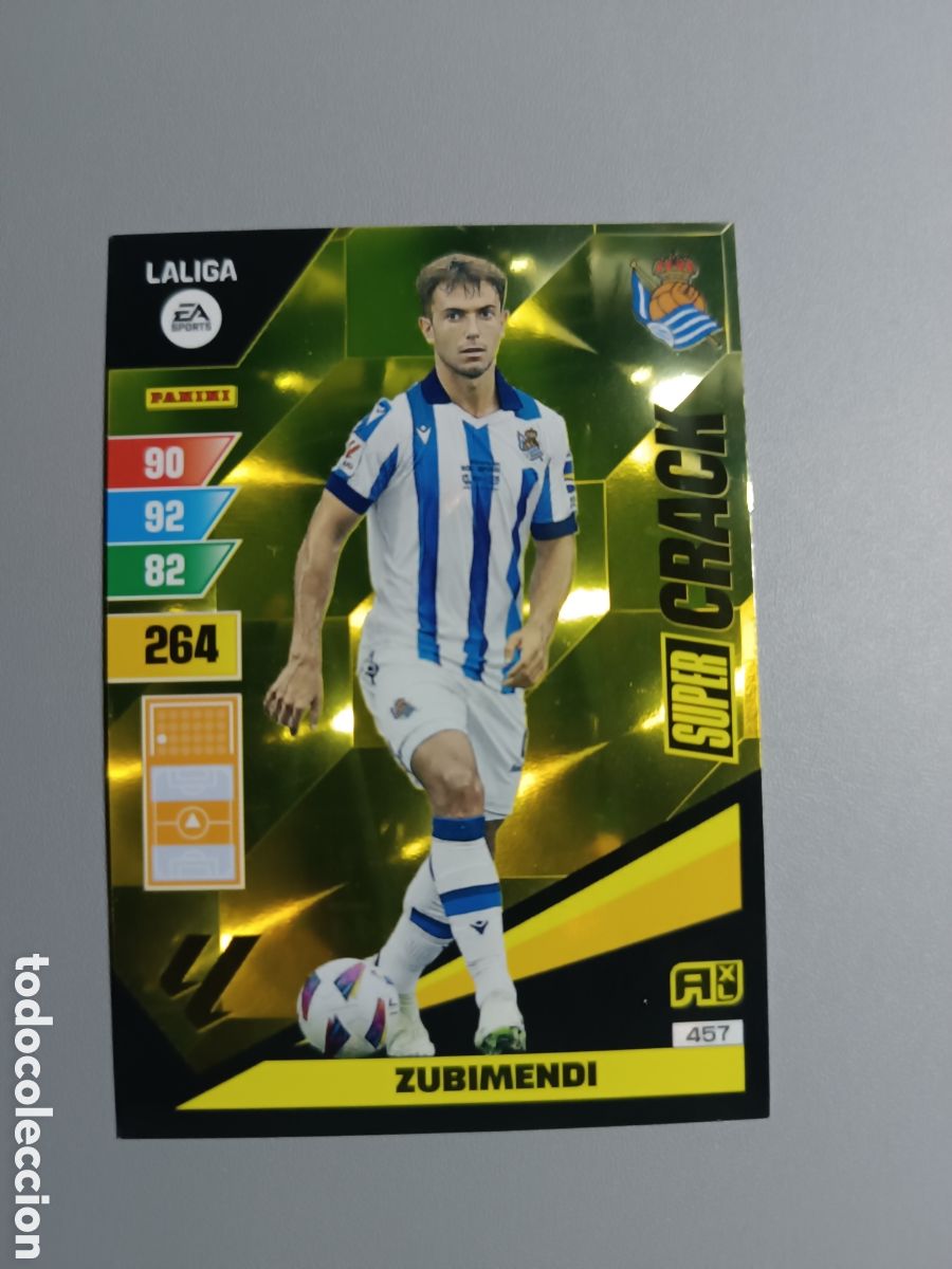 Fu&szlig;ball-Sticker: Zubimendi 457 Super Crack Real Sociedad - Adrenalyn 2023 2024 23 24