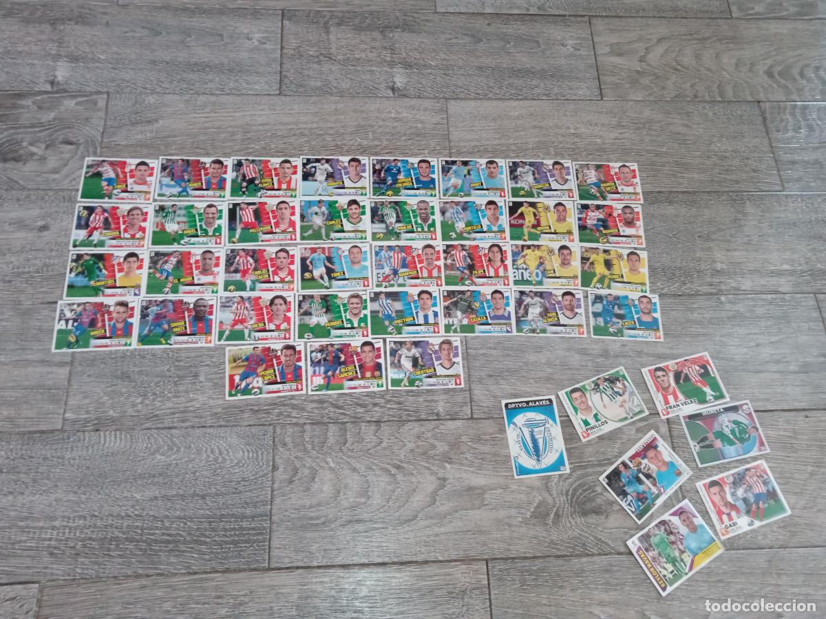 Cromos de F&uacute;tbol: Lote de cromos de f&uacute;tbol liga 2013 2014 13 14