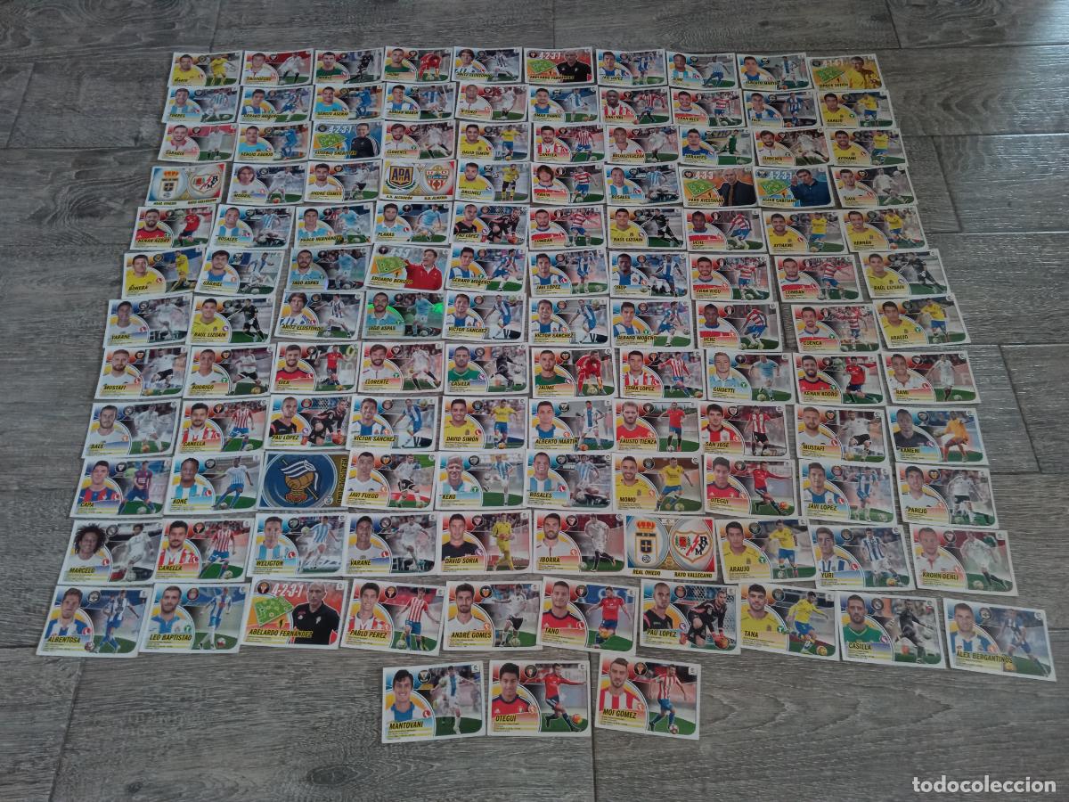 Cromos de F&uacute;tbol: Lote de cromos de f&uacute;tbol liga 2016 2017 16 17