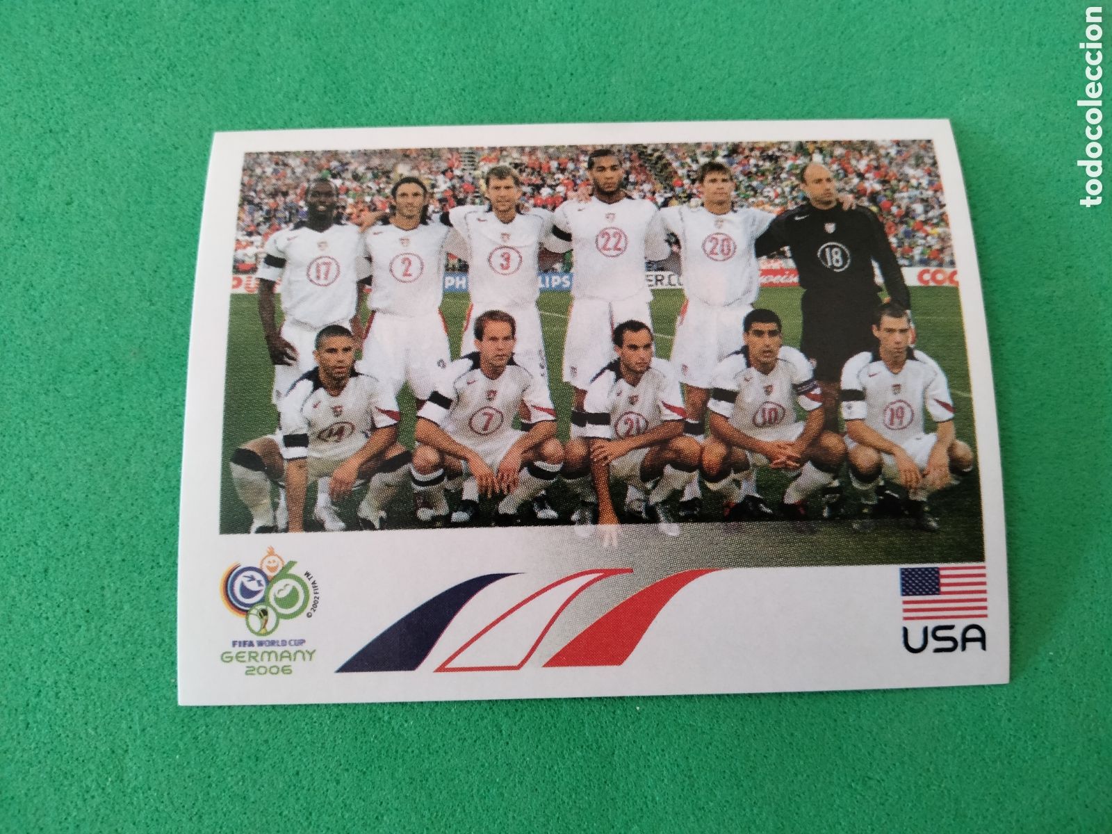 Cromos de f&uacute;tbol: PLANTILLA 340 USA ESTADOS UNIDOS MUNDIAL GERMANY 2006 WORLD CUP 06 ALEMANIA PANINI NUEVO SIN PEGAR