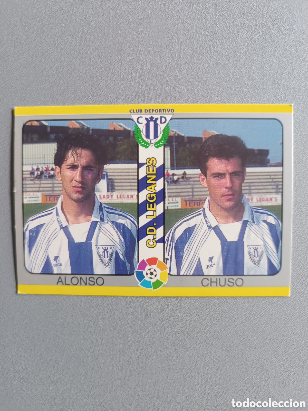 Fu&szlig;ball-Sticker: Alonso Chuso 267 Leganes - Mundicromo Liga Futbol Total 1994 1995 94 95