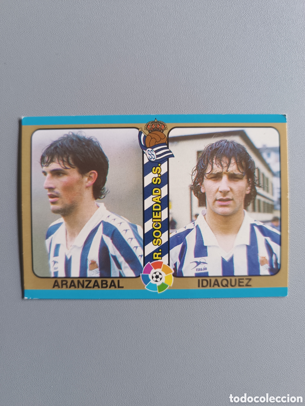 Fu&szlig;ball-Sticker: Aranzabal Idiaquez 99 Real Sociedad - Mundicromo Liga Futbol Total 1994 1995 94 95