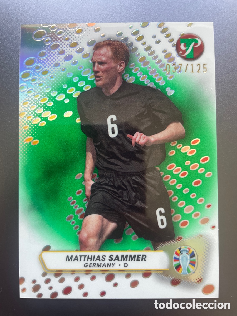 Cartes &agrave; collectionner de Football: Matthias Summer 64 numerada 037/125 Topps Pristine Road to Euro 2024 Alemania