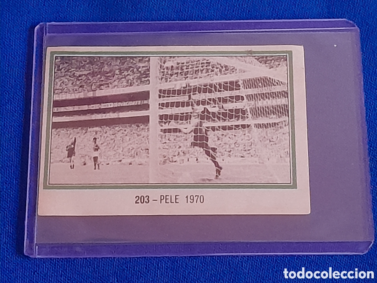 Cromos de f&uacute;tbol: Cromo coleccionable Pel&eacute; - Foto 1
